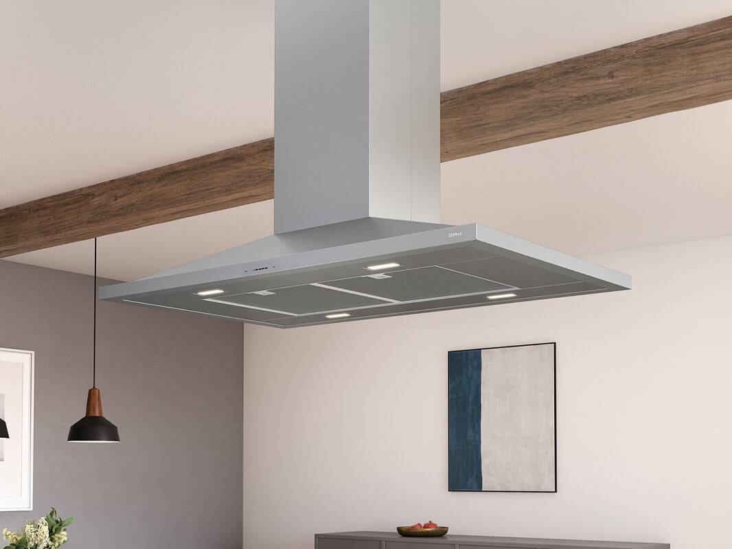 Brand New 36" Zephyr Anzio Island Range Hood – Stainless Steel