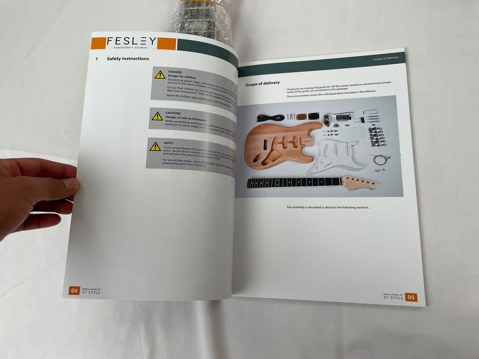 48. Fesley LP-Style 6-String Electric Kit - photo 4