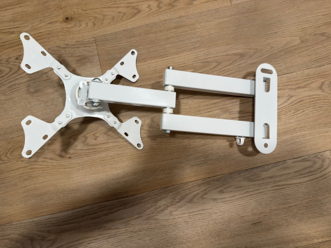 Full-Motion TV Wall Mount – Articulating, Tilts & Swivel – White