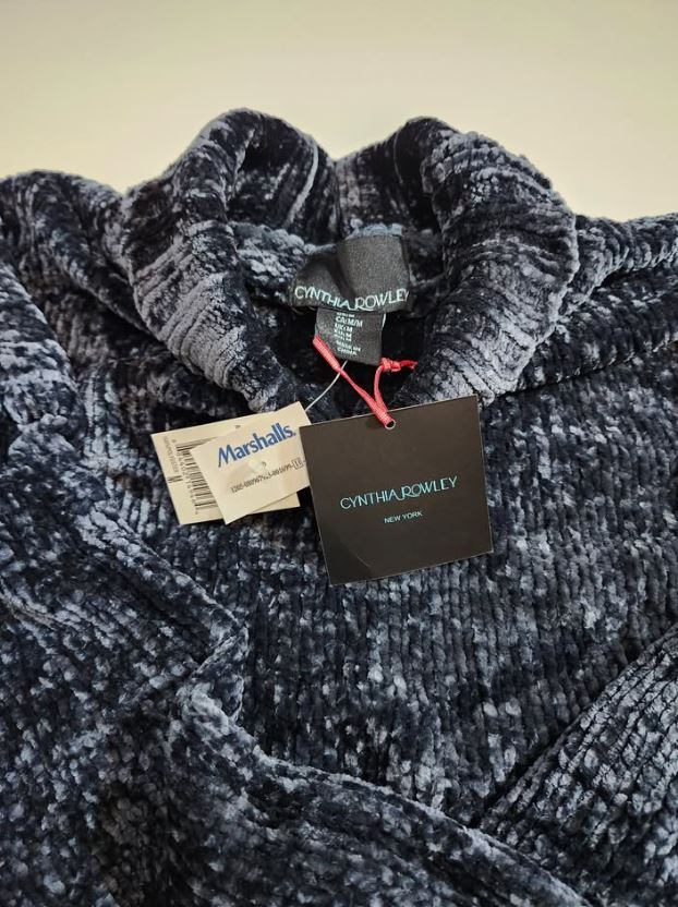 Sweater Size M Cynthia Rowley Blue Marshalls Brand New with Tags - photo 2