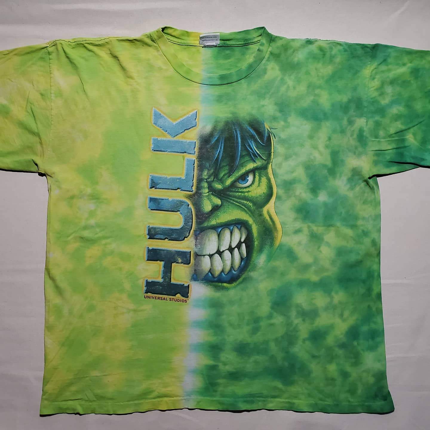 Vintage Tie Dye Hulk Universal Studios T-Shirt