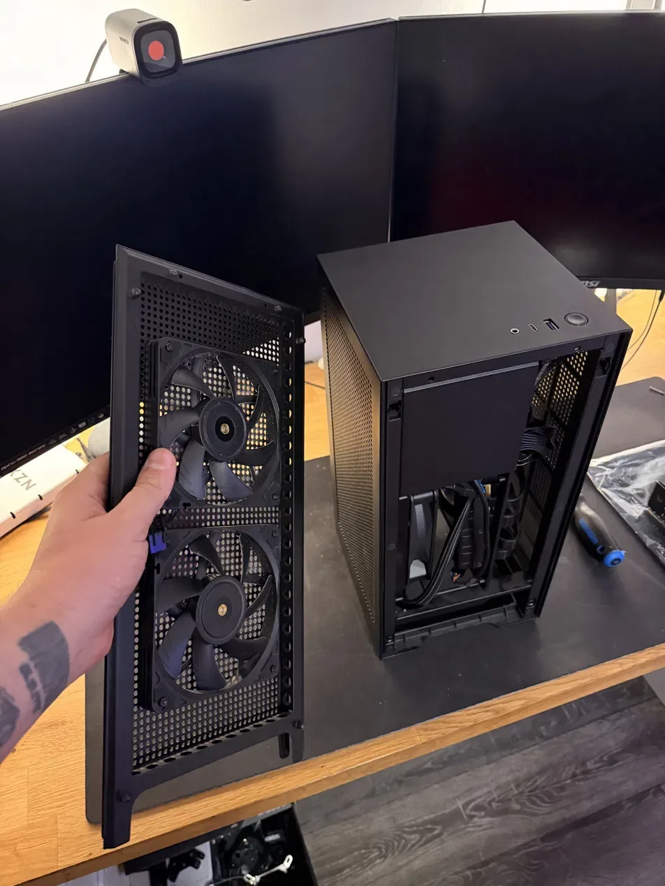 NZXT H1 Case - Custom Modded (Vented Front Panel, Rear Fan Ext.) - photo 5