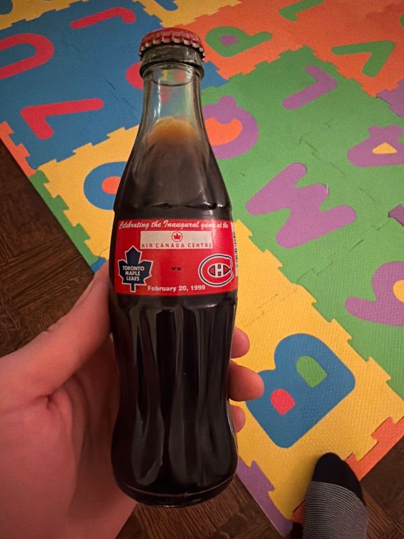 1999 Air Canada Centre Inaugural Game Coke Bottle – Unopened