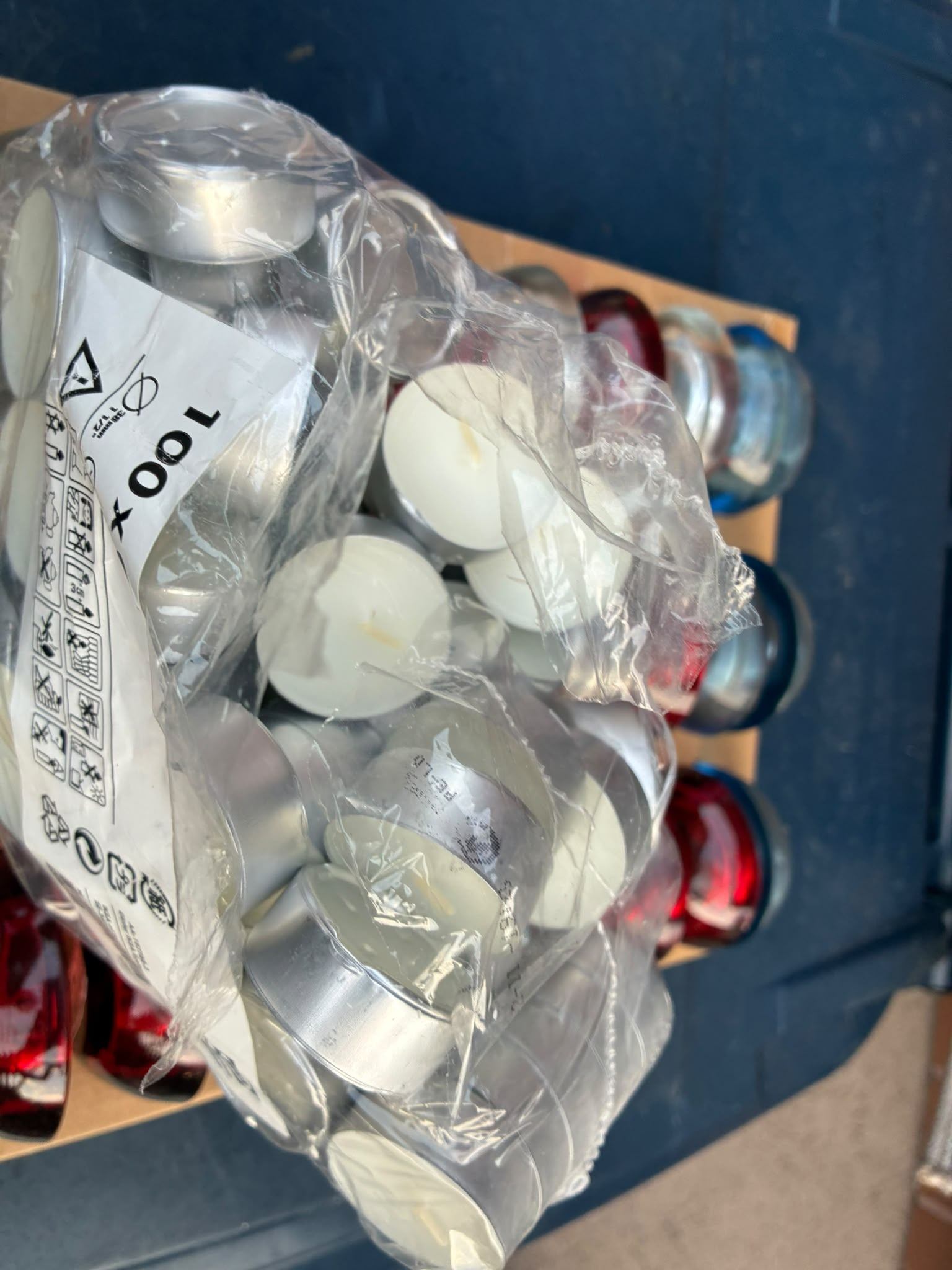 LOT of 30 IKEA Hej Heavy Glass Tealight Votive Candle Holders - photo 2