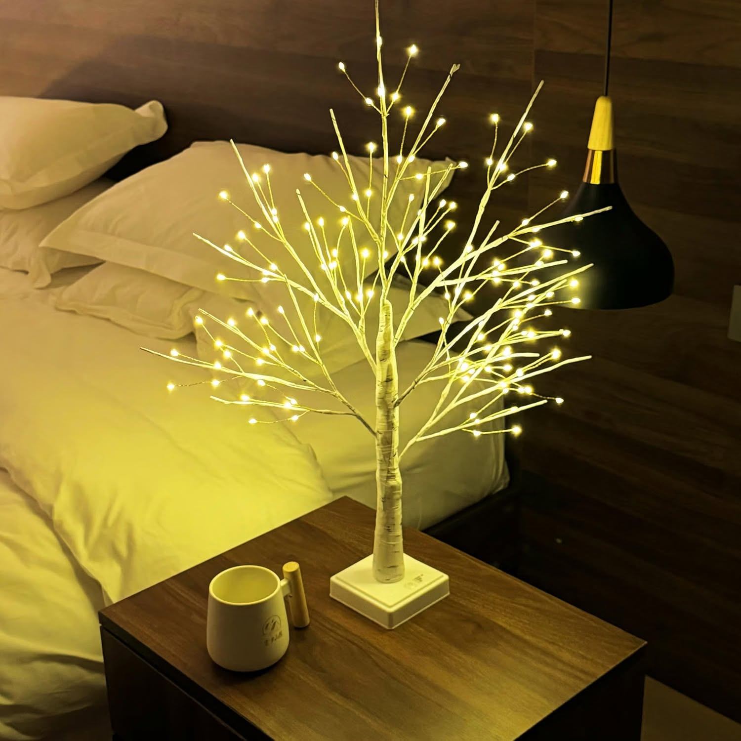 144 LED Artificial Tree Lights with Timer, DIY Birch - photo 4