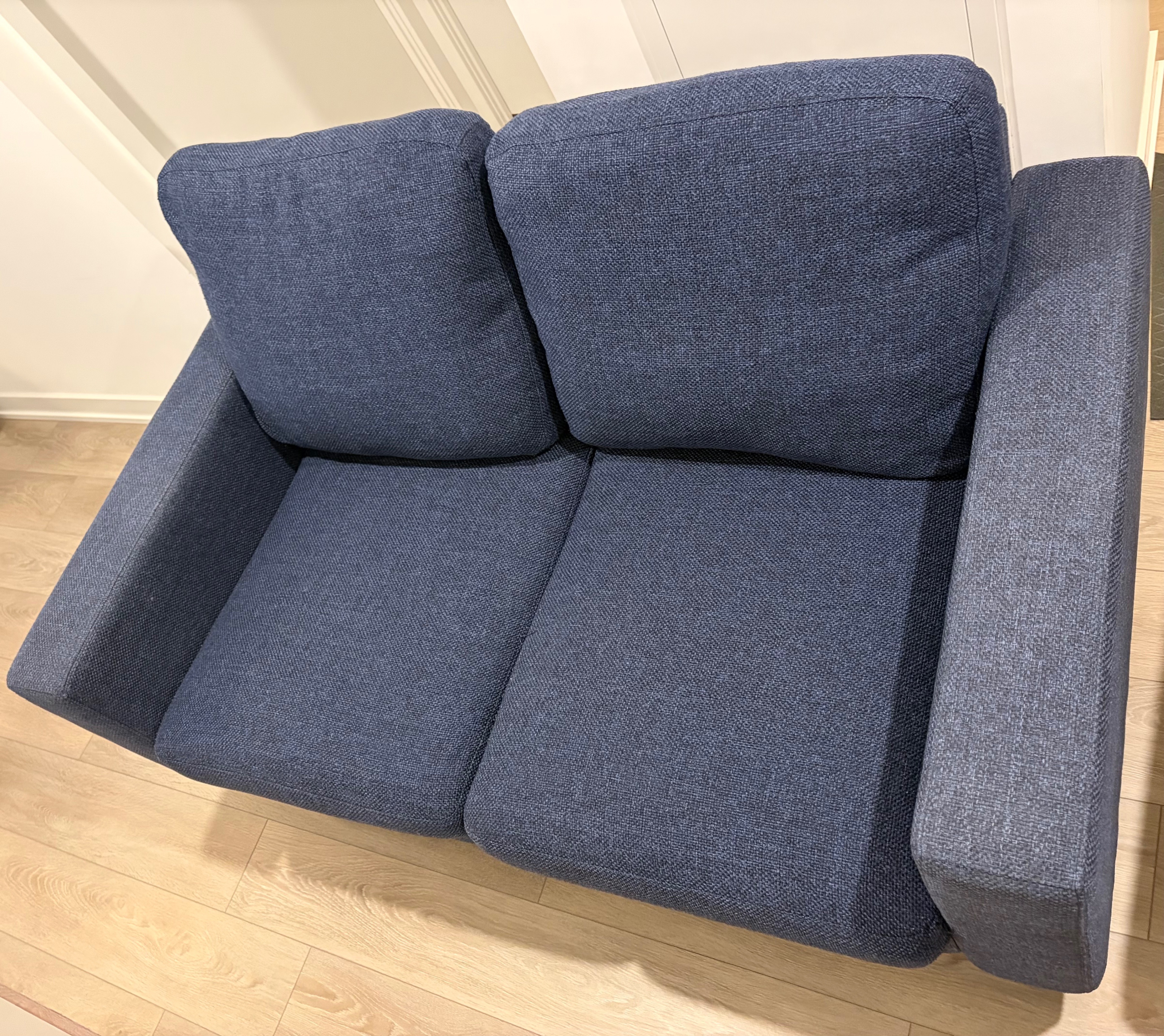 Cozey Altus 2-seater Sofa + Ottoman - Deep Sea Navy - photo 2