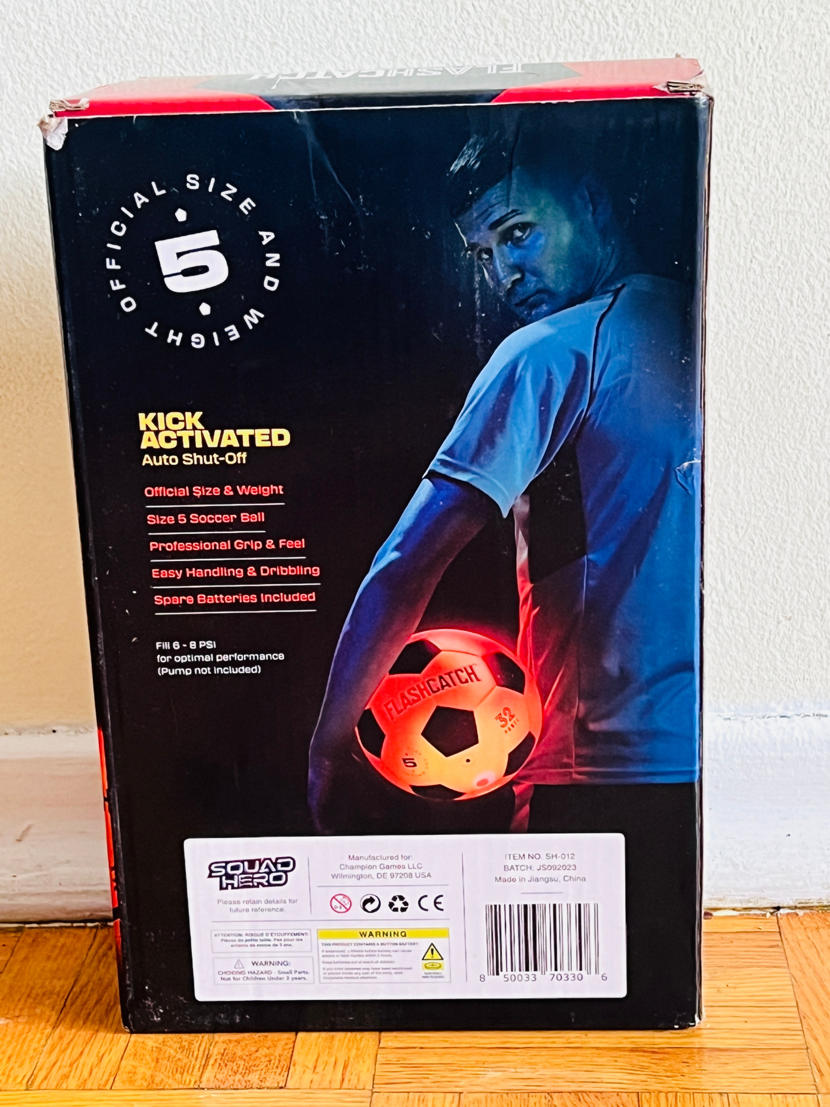 FlashCatch Light Up Soccer Ball - Glow in the Dark - photo 3