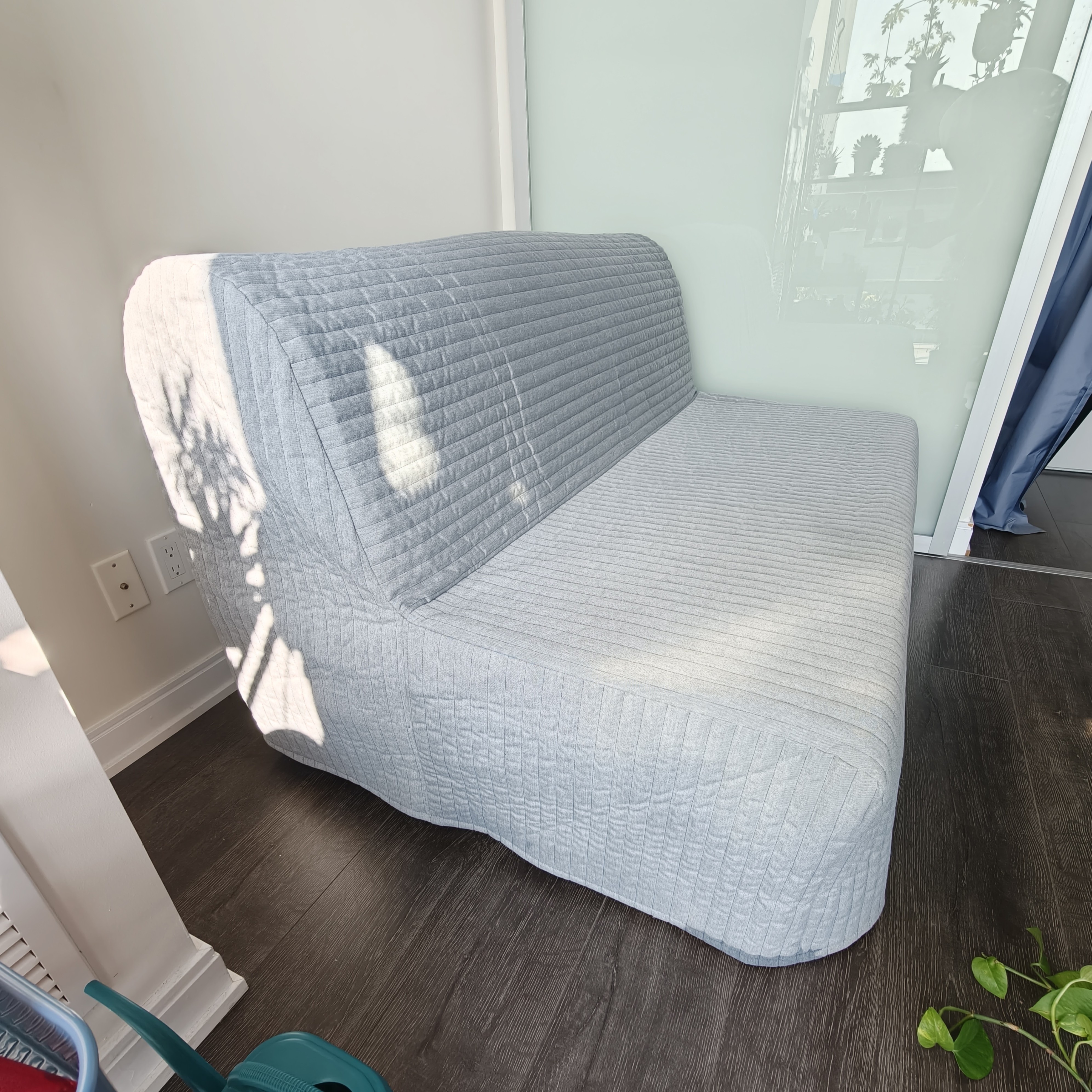 IKEA Sofa Bed Like New with Grey Cover - photo 3