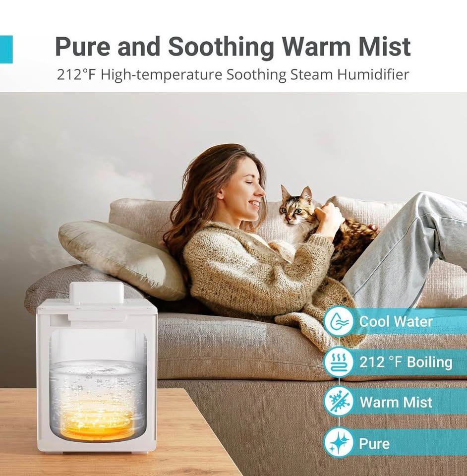 Livatro Stainless Steel Warm Mist Humidifier (new) - photo 3