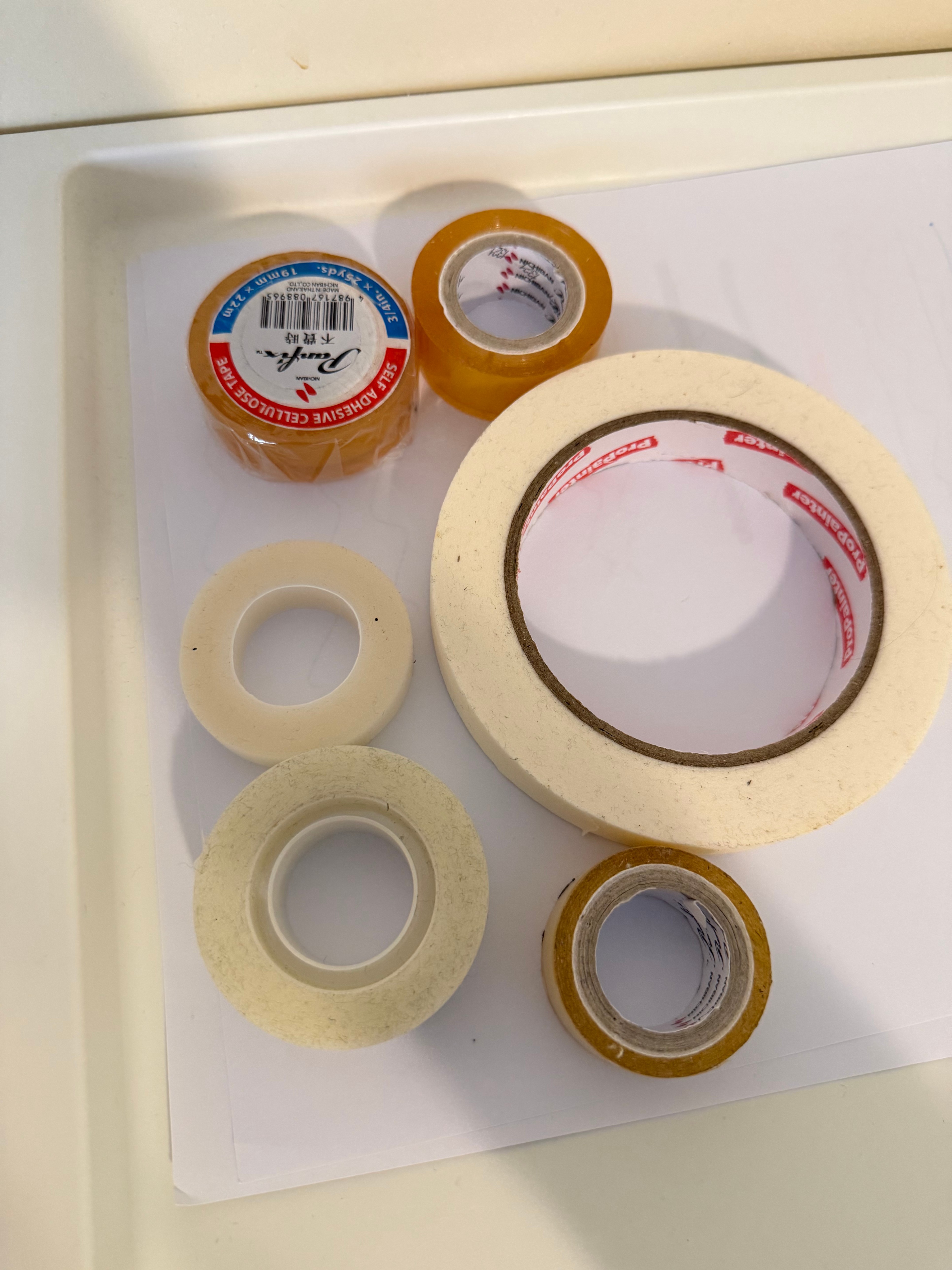 Assorted Adhesive Tape Set – 6 Rolls