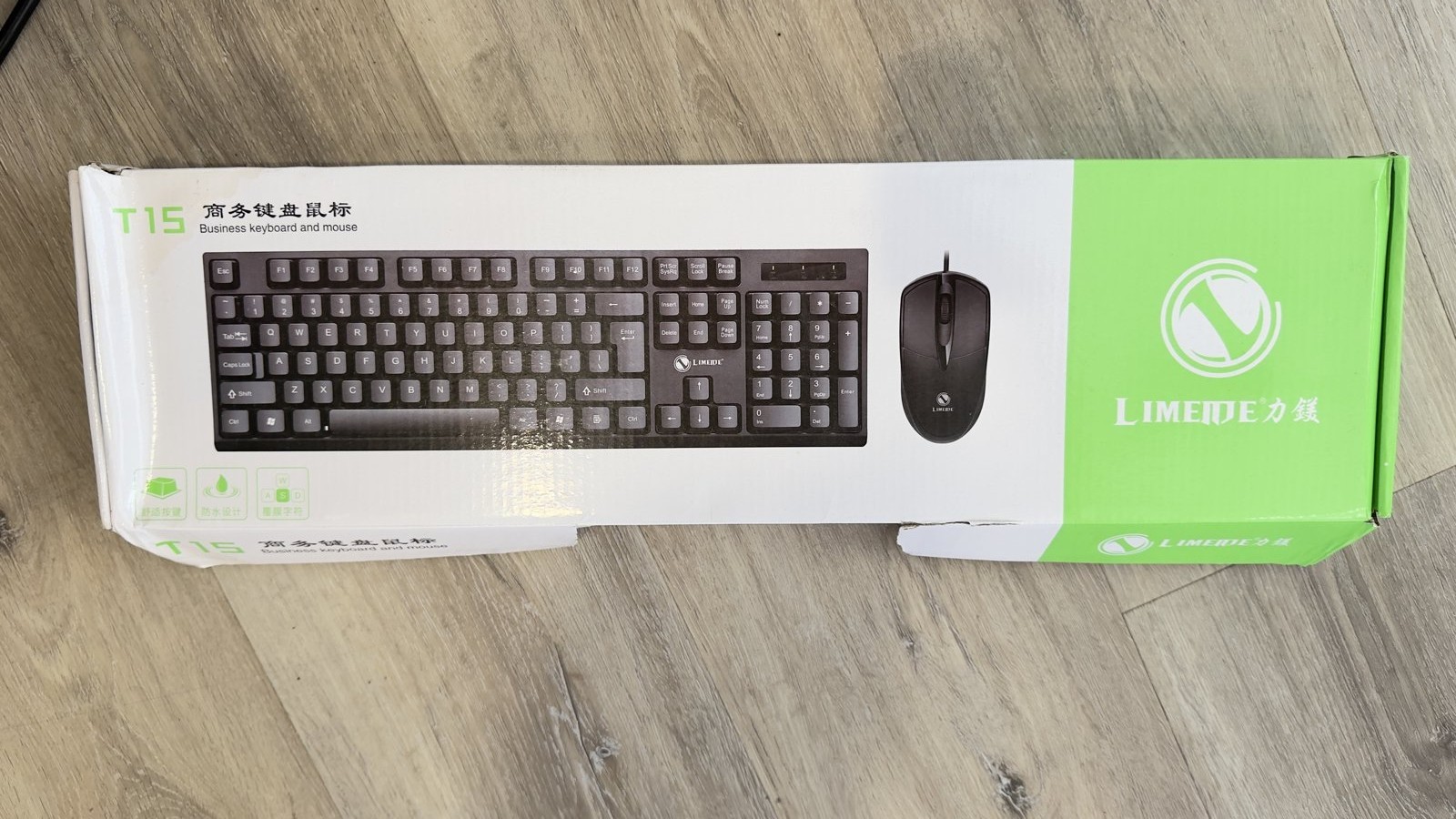 Wired USB Keyboard – Limeide T15, Full Size, in Box (No Mouse) - photo 2