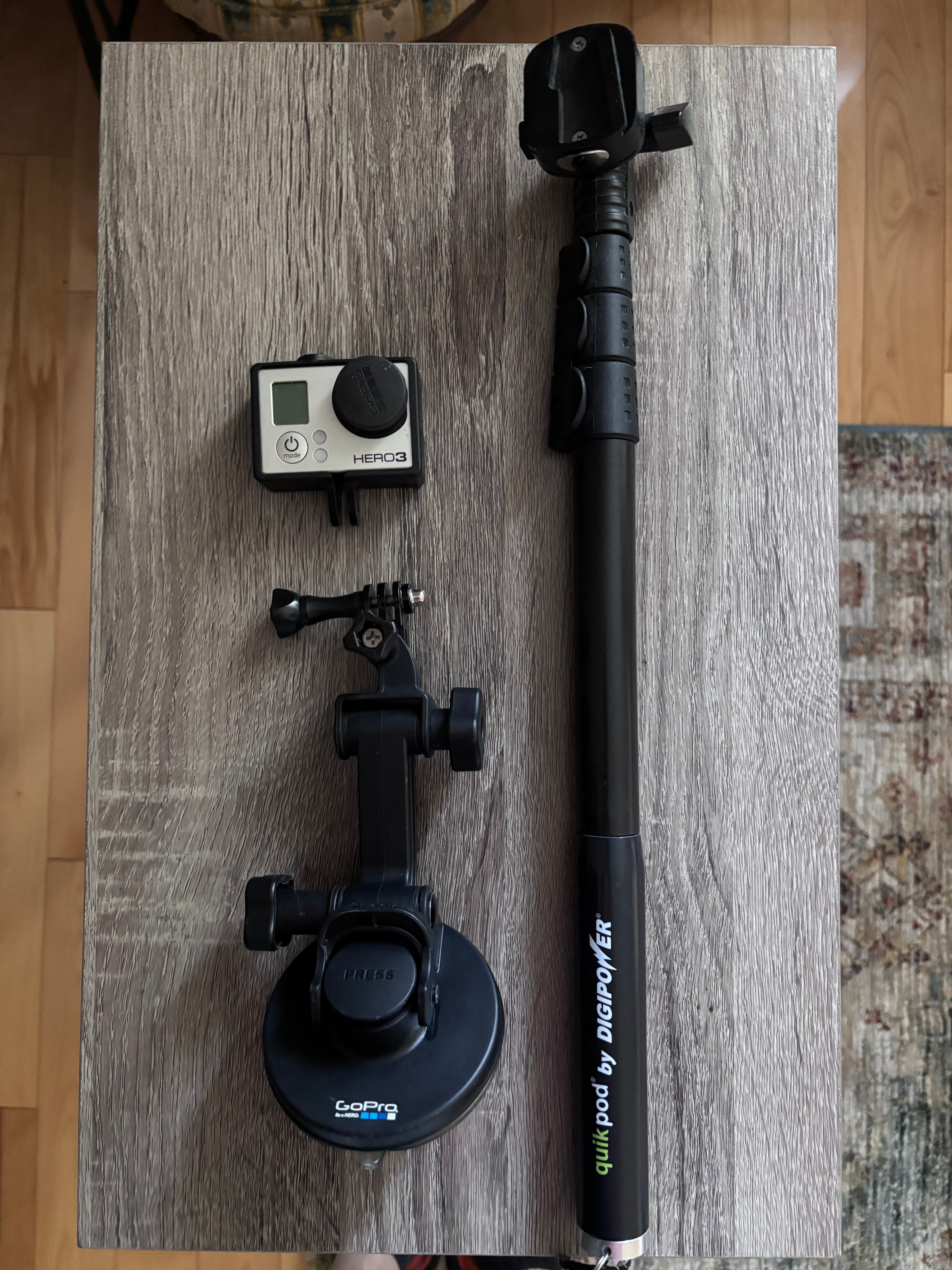 GoPro HERO3 Silver + Mounts & QuickPod Accessories - photo 3