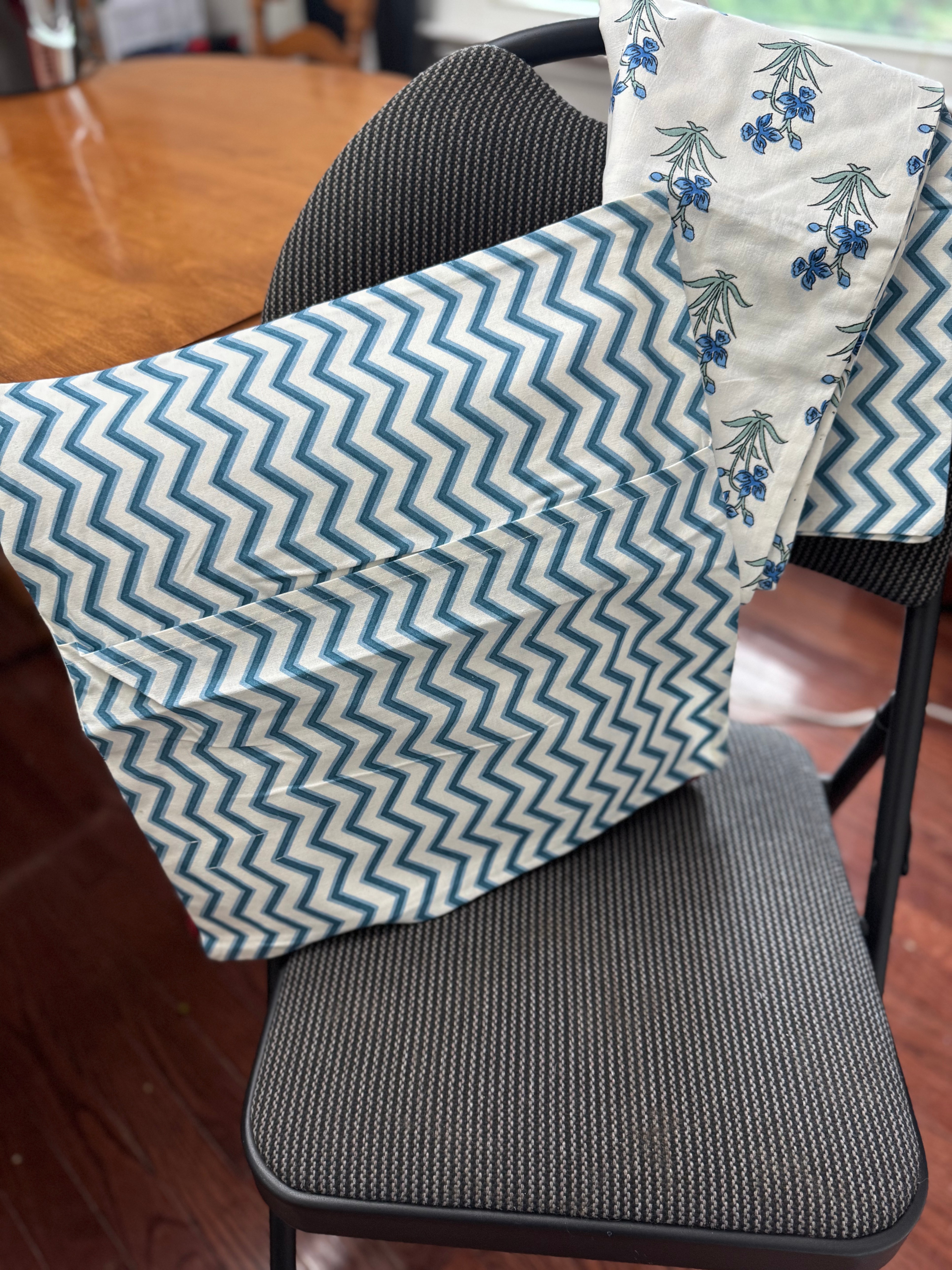 Set of 5 • New Cotton Reversible Cushion Covers • Steal Deal - photo 3