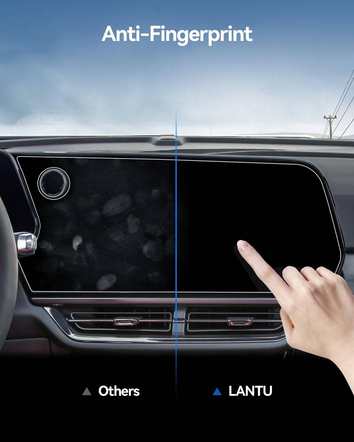 LANTU 2PCS Matte Screen Protectors – 2025-2026 Chevy Equinox - photo 5