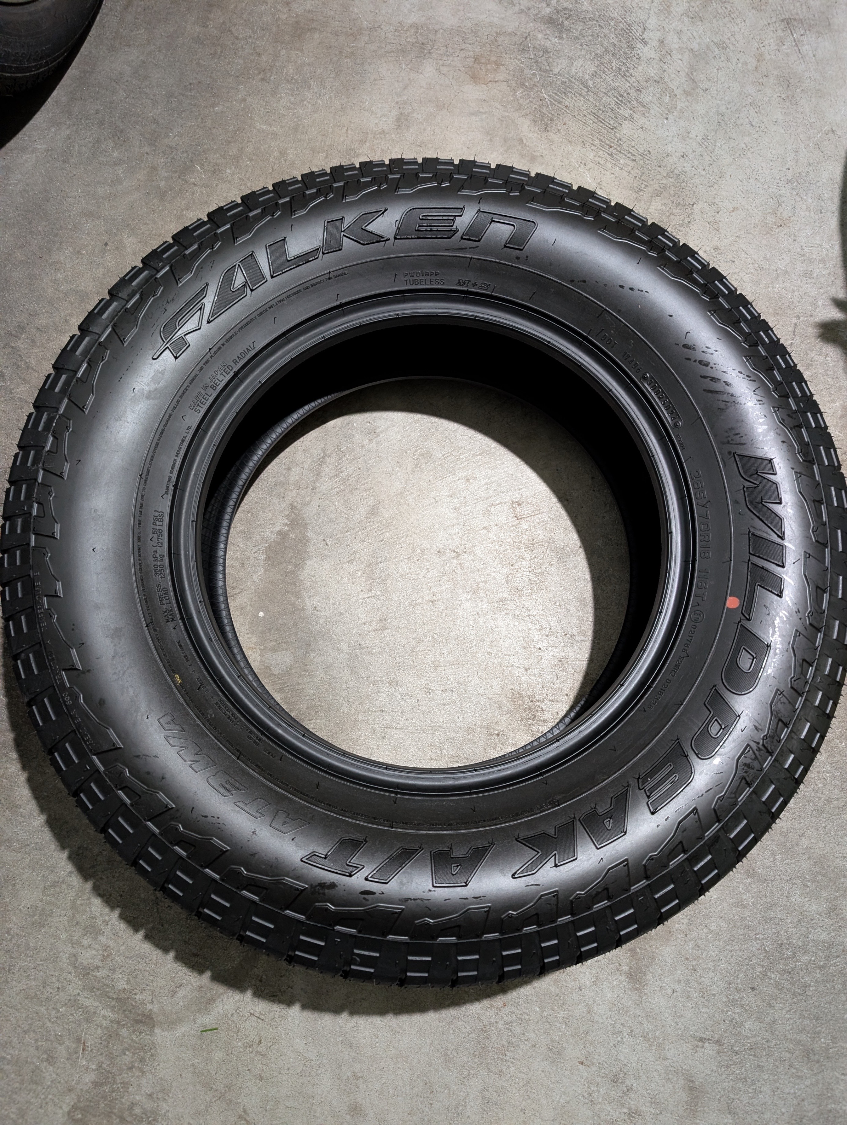 Falken WidePeak A/T (AT3WA), 265/70R/18 116T, Set of 4 tires