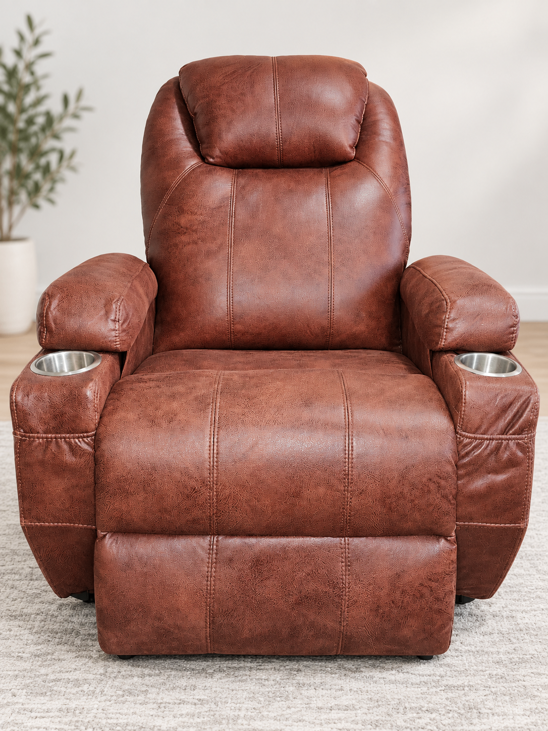 Power Lift Recliner w/ Massage & Cup Holders