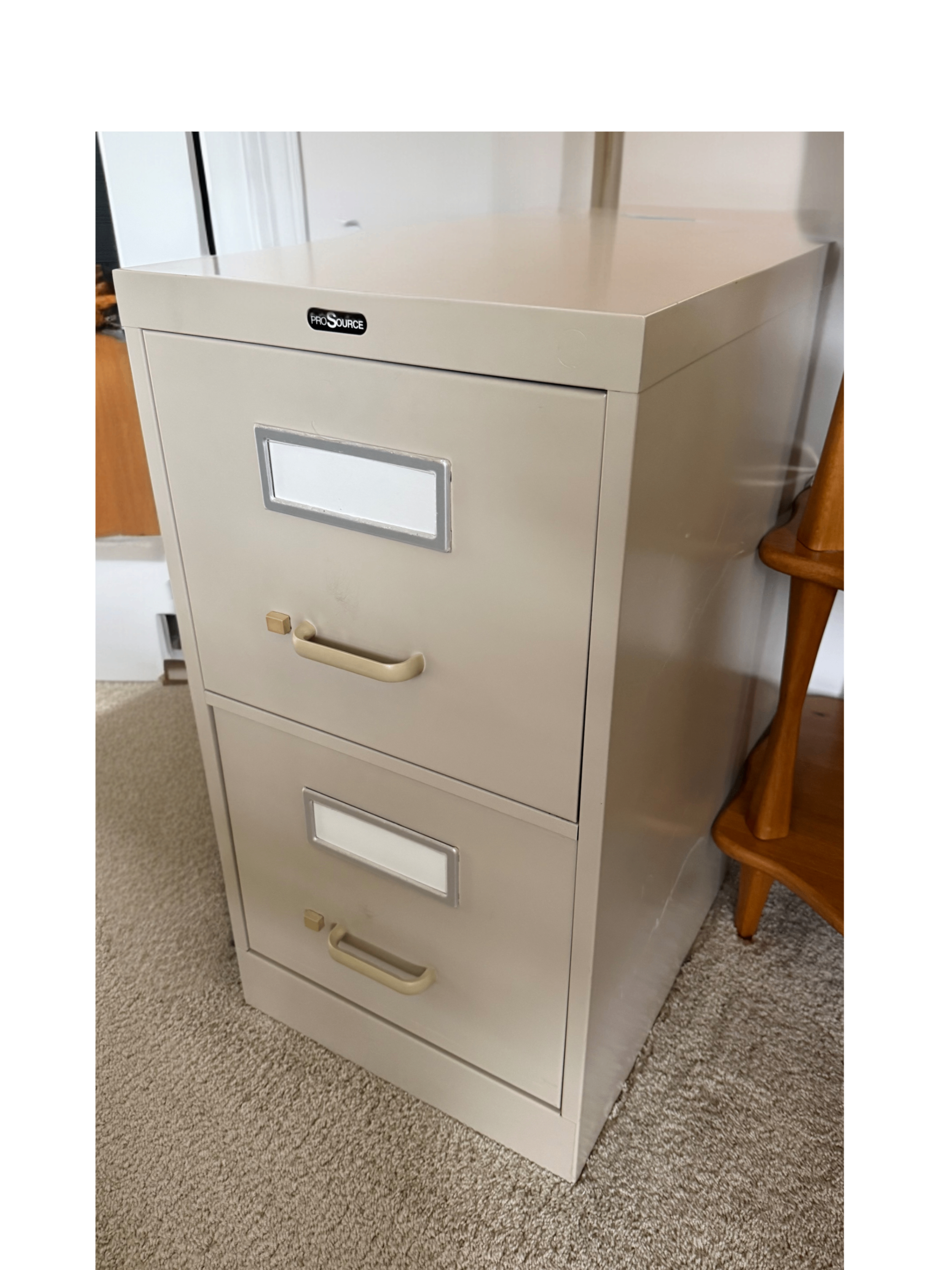 2-Drawer Letter Size Filing Cabinet