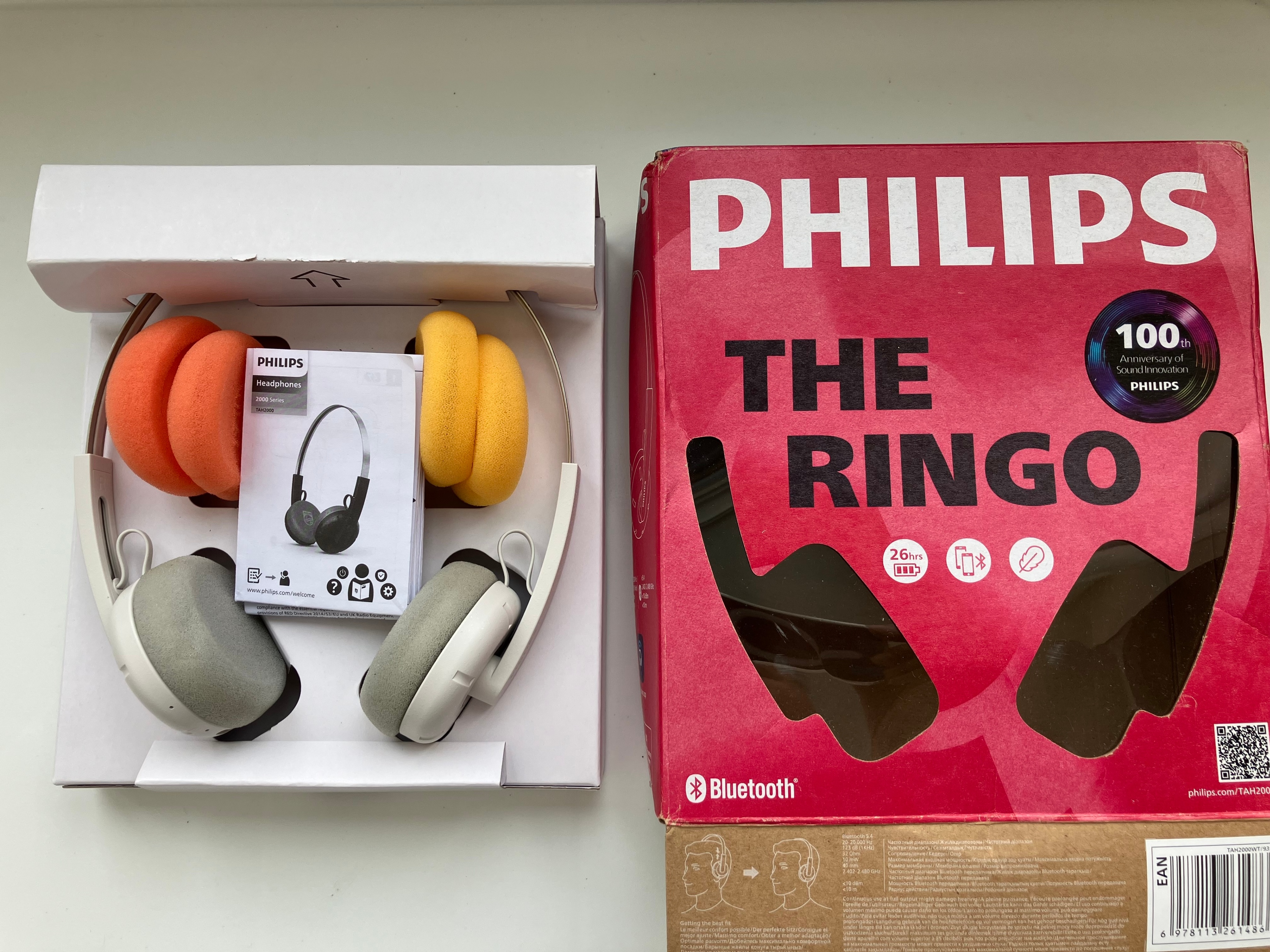 Philips TAH2000 “The Ringo” On-Ear Bluetooth Headphones - photo 2