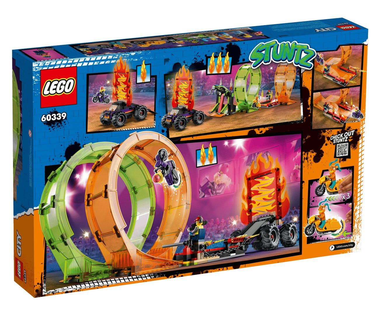 LEGO 60339 City Double Loop Stunt Arena New - photo 2
