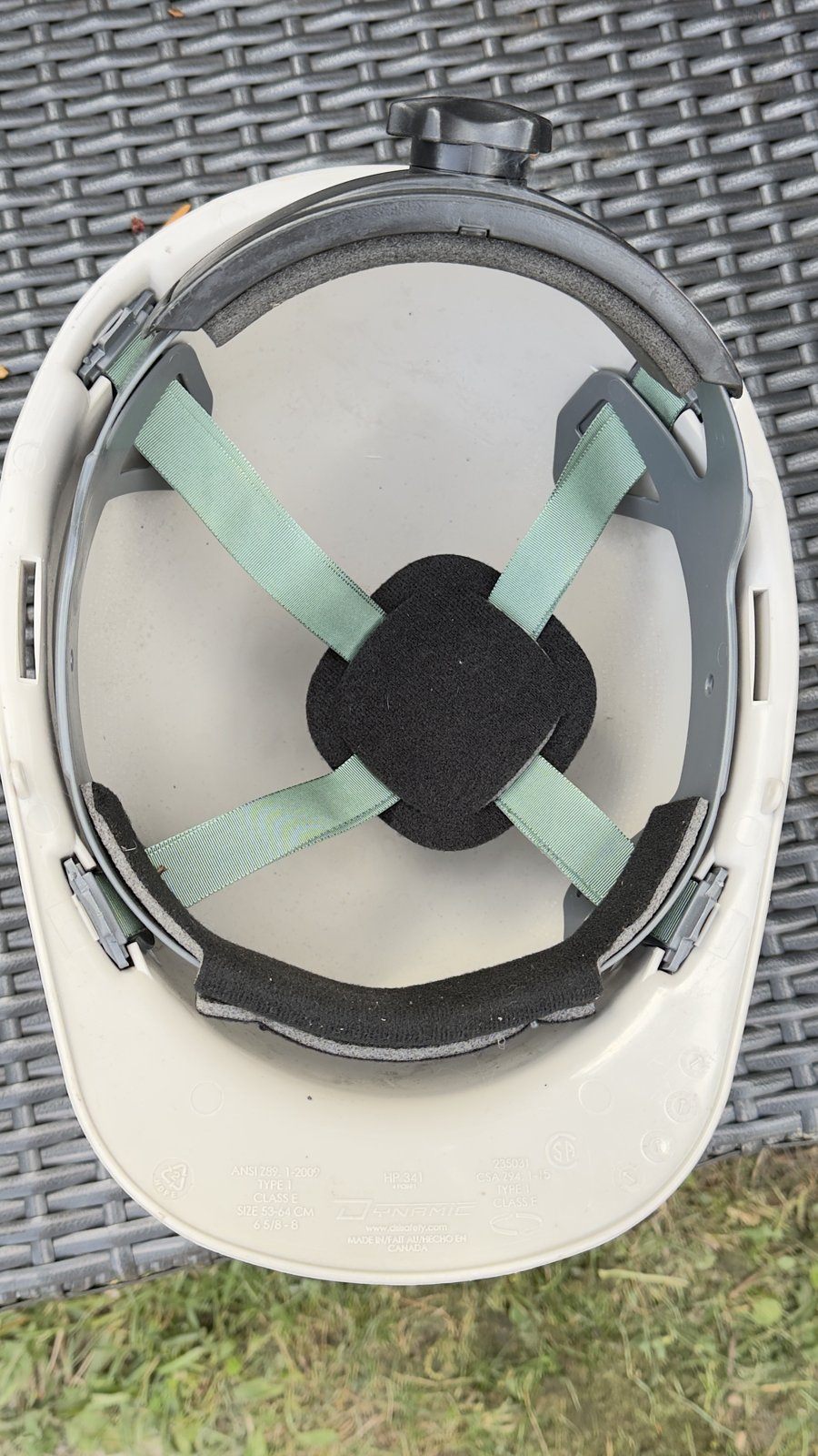 Dynamic HP341 Hard Hat – White, Made in Canada, CSA Class E - photo 2