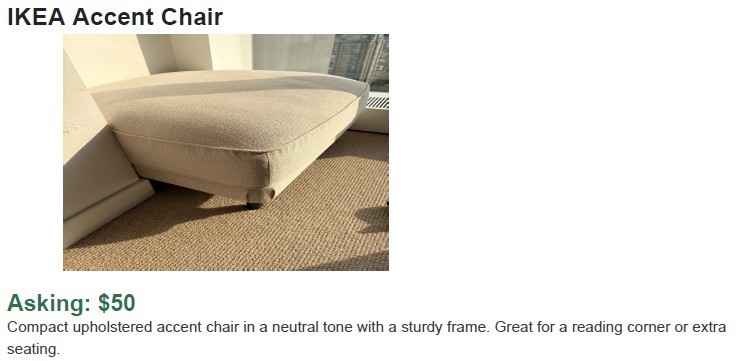IKEA Accent Chair