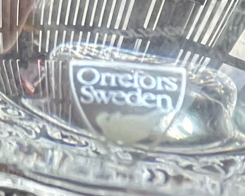 Pair of Orrefors Swedish Crystal Discus Votive Holders - photo 5