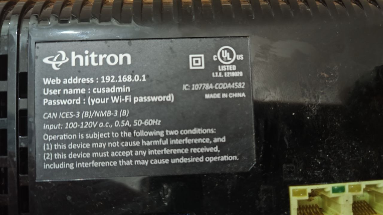 Hitron CODA-4680 DOCSIS 3.1 Wi-Fi Cable Modem Router Combo - photo 3
