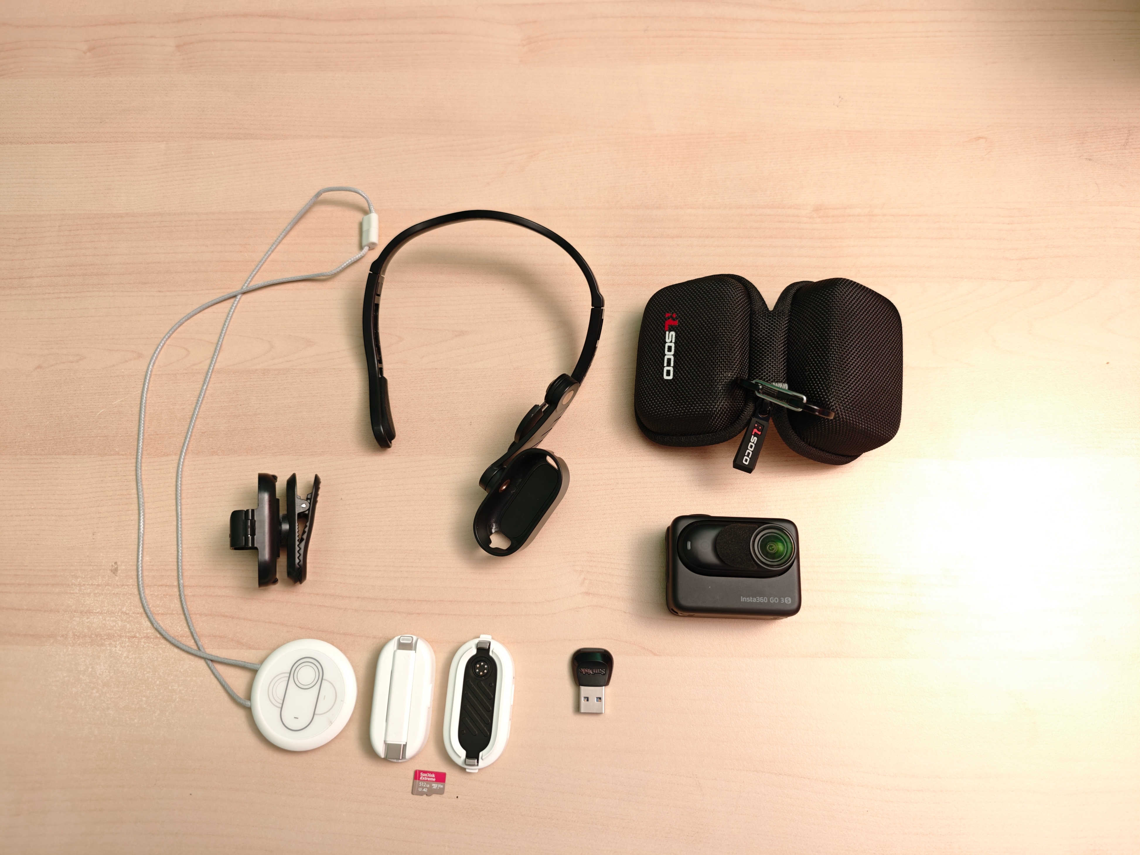 Insta360 GO 3S (128GB) Bundle + Action Pod, Mint
