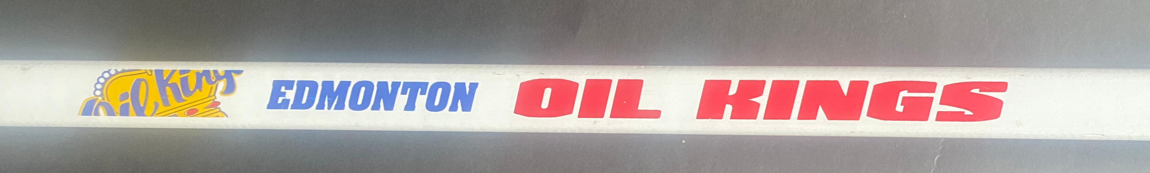 Edmonton Oil kings Signed Autograph Stick - photo 3