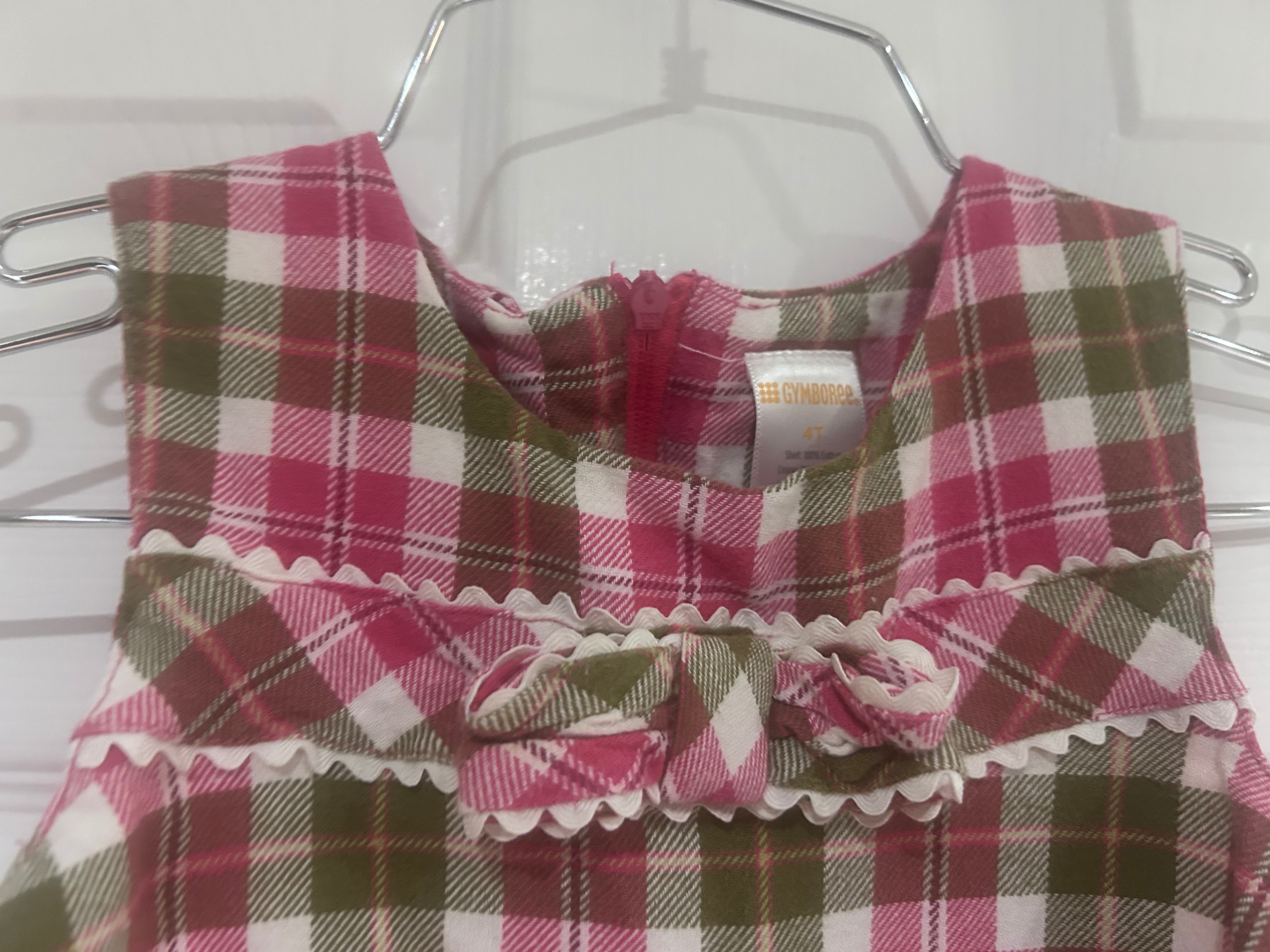 GYMBOREE Girls 4T Plaid dress
