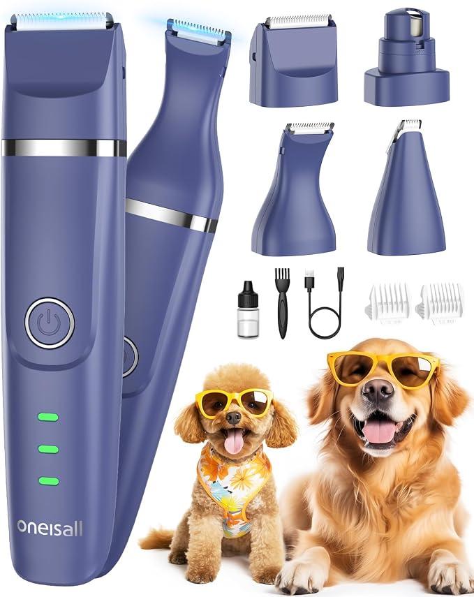 Oneisall 4-in-1 Pet Grooming Kit