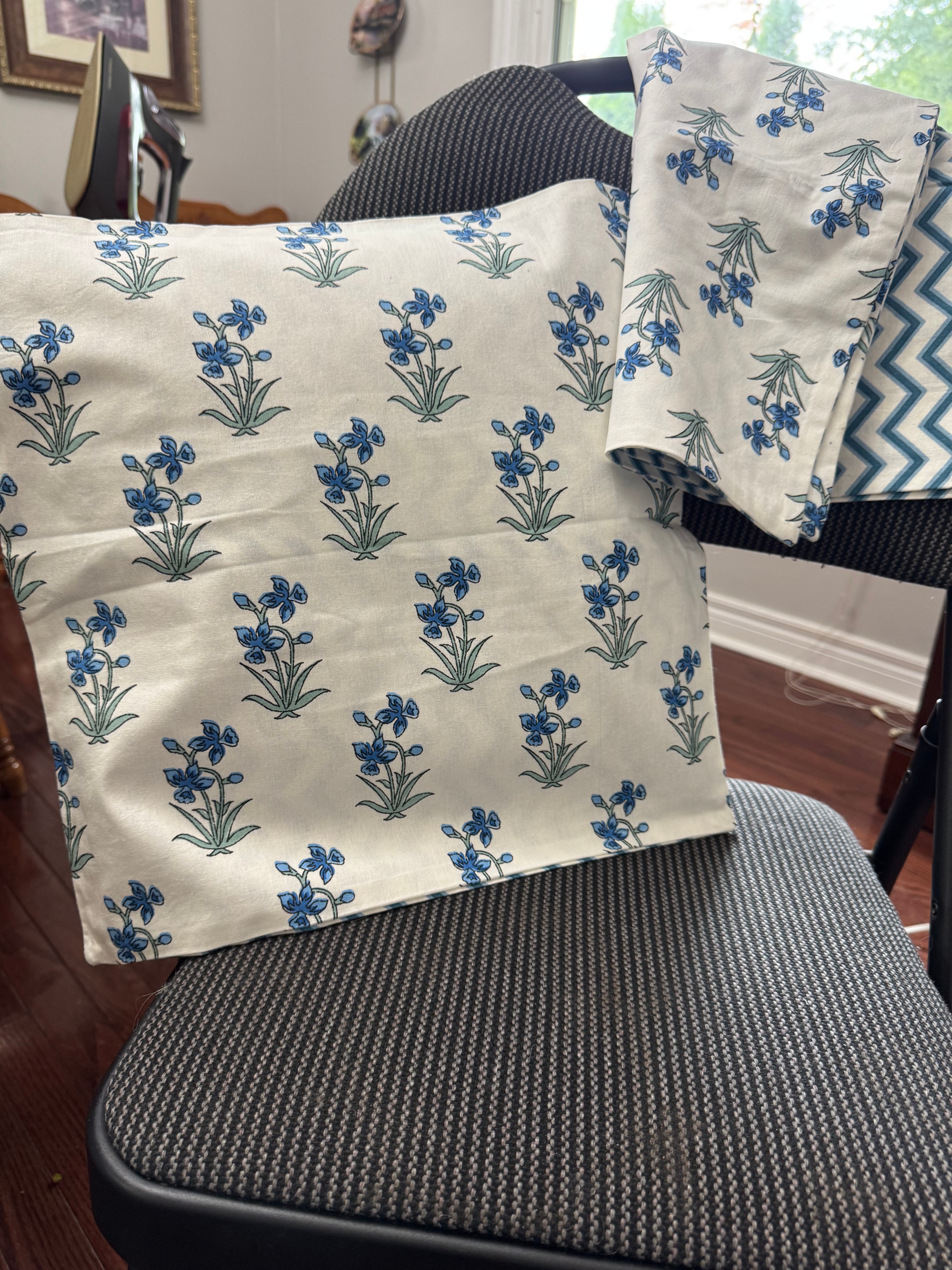 Set of 5 • New Cotton Reversible Cushion Covers • Steal Deal