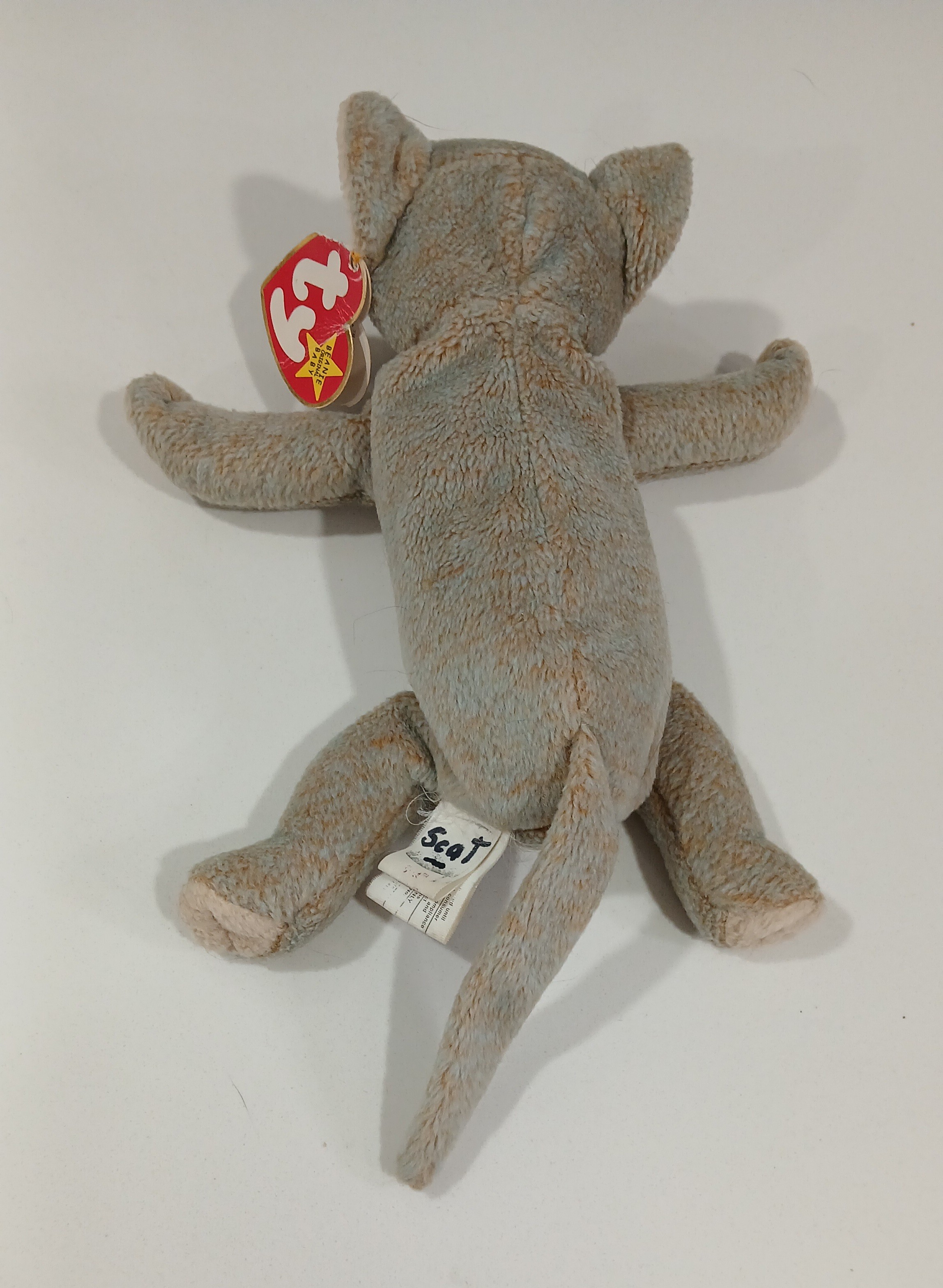 Ty Beanie Baby Scat With Birth Tag ,Like New - photo 3
