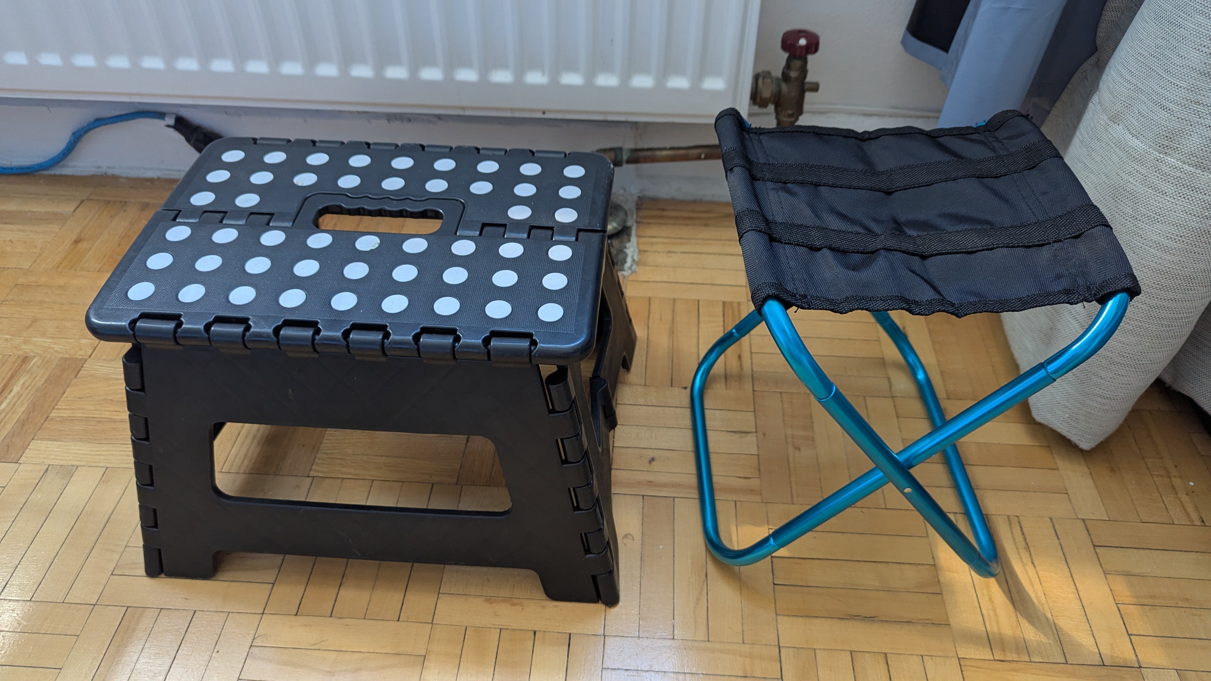 Portable Foldable Collapsible Telescoping Pocket Stool Chair Sea - photo 3