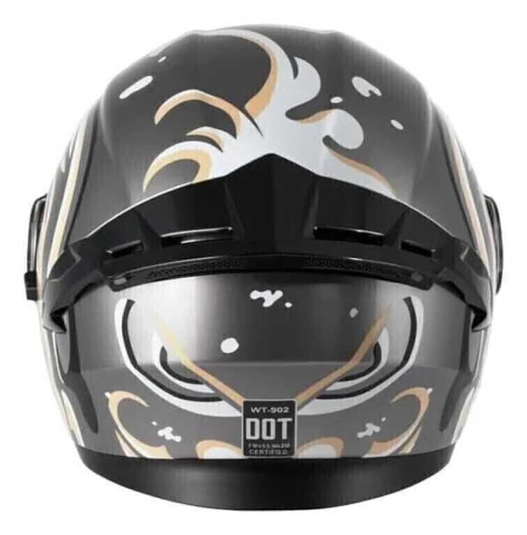 New VCAN VX28 Full Face Flip-Up Motorcycle Helmet ECE & DOT, L - photo 2