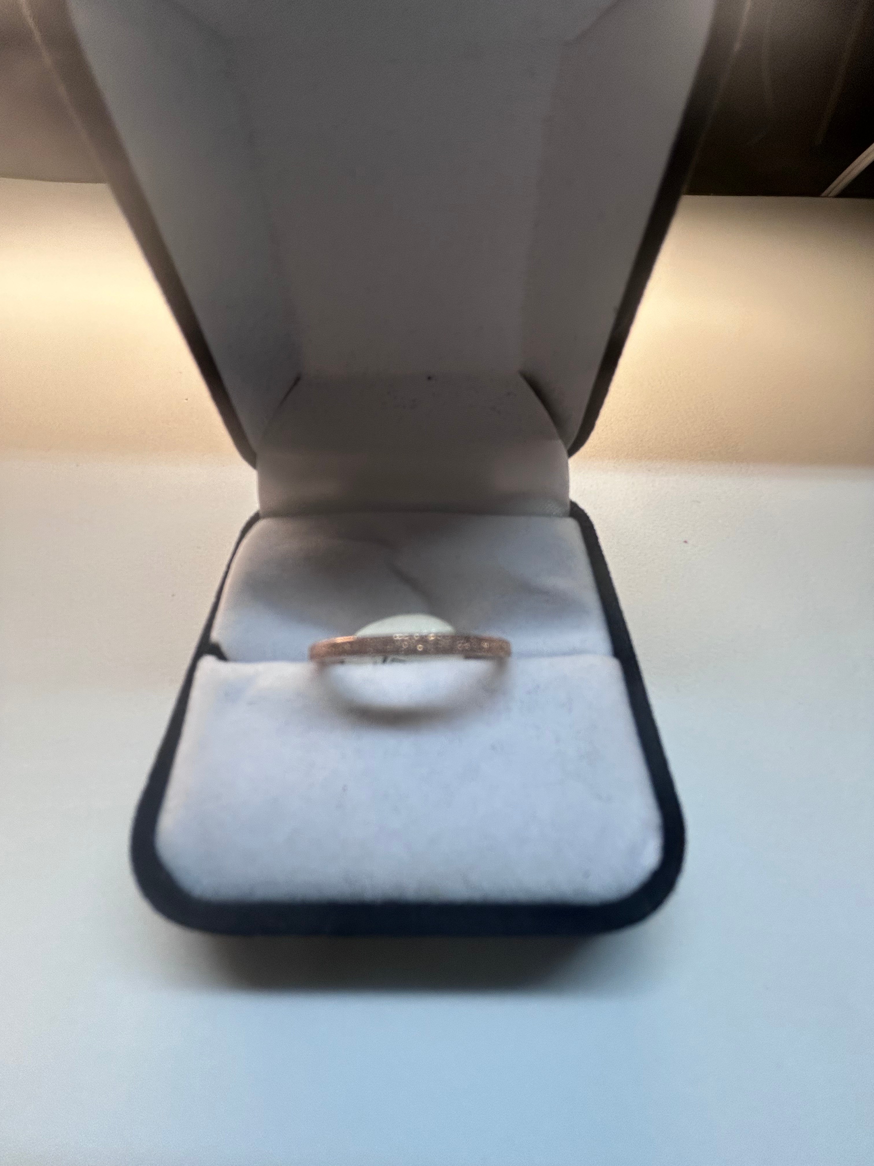 Womans Rose Gold Stacking Minimalist Ring 6 7 8 - photo 2