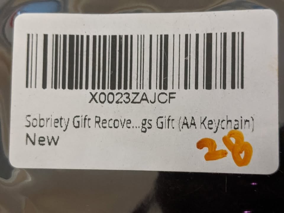Sobriety Gift keychain, "STAY STRONG we believe in You" - photo 3