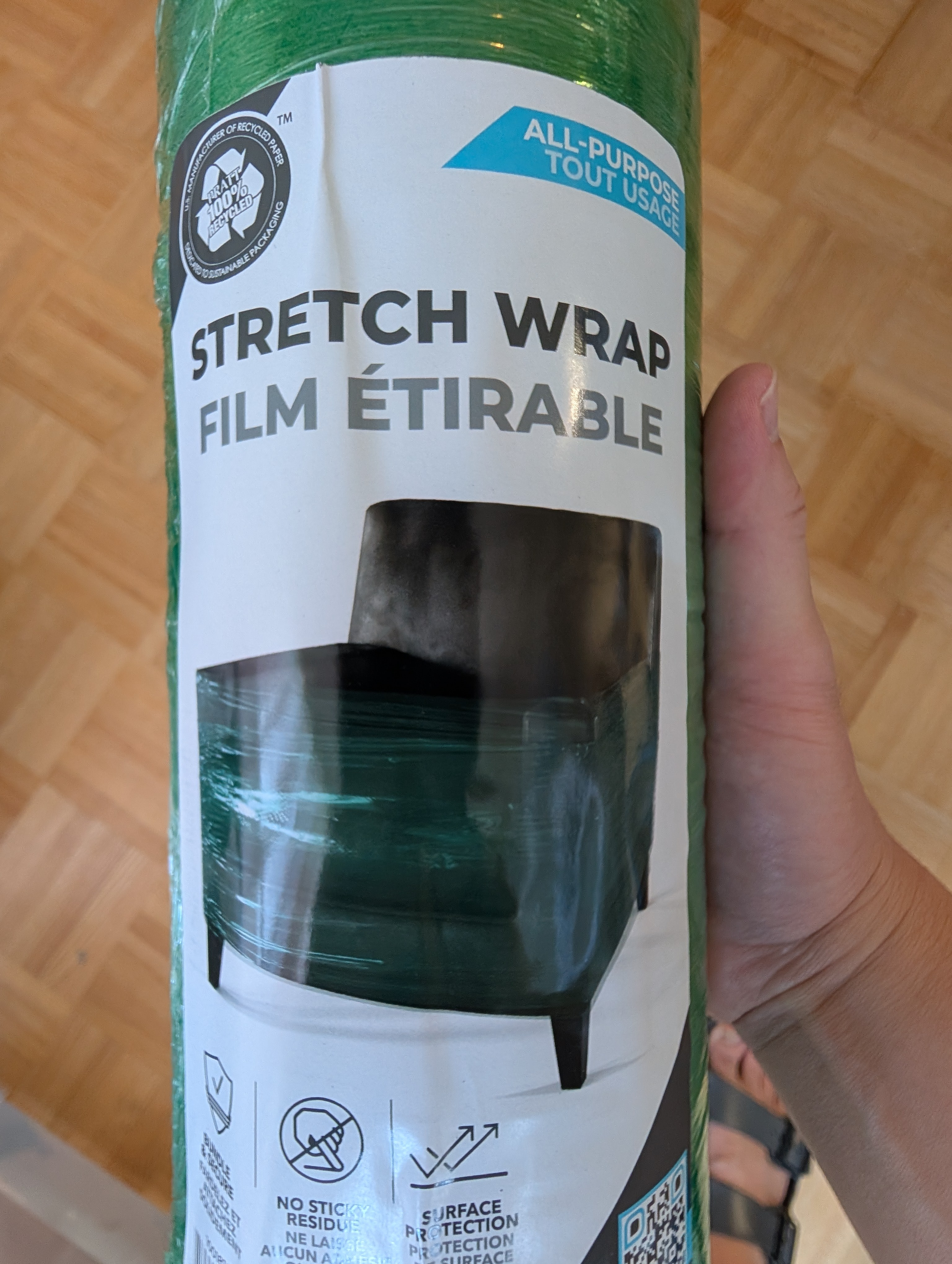 Pratt 15" x 1000' Furniture Stretch Wrap - Brand New - photo 2
