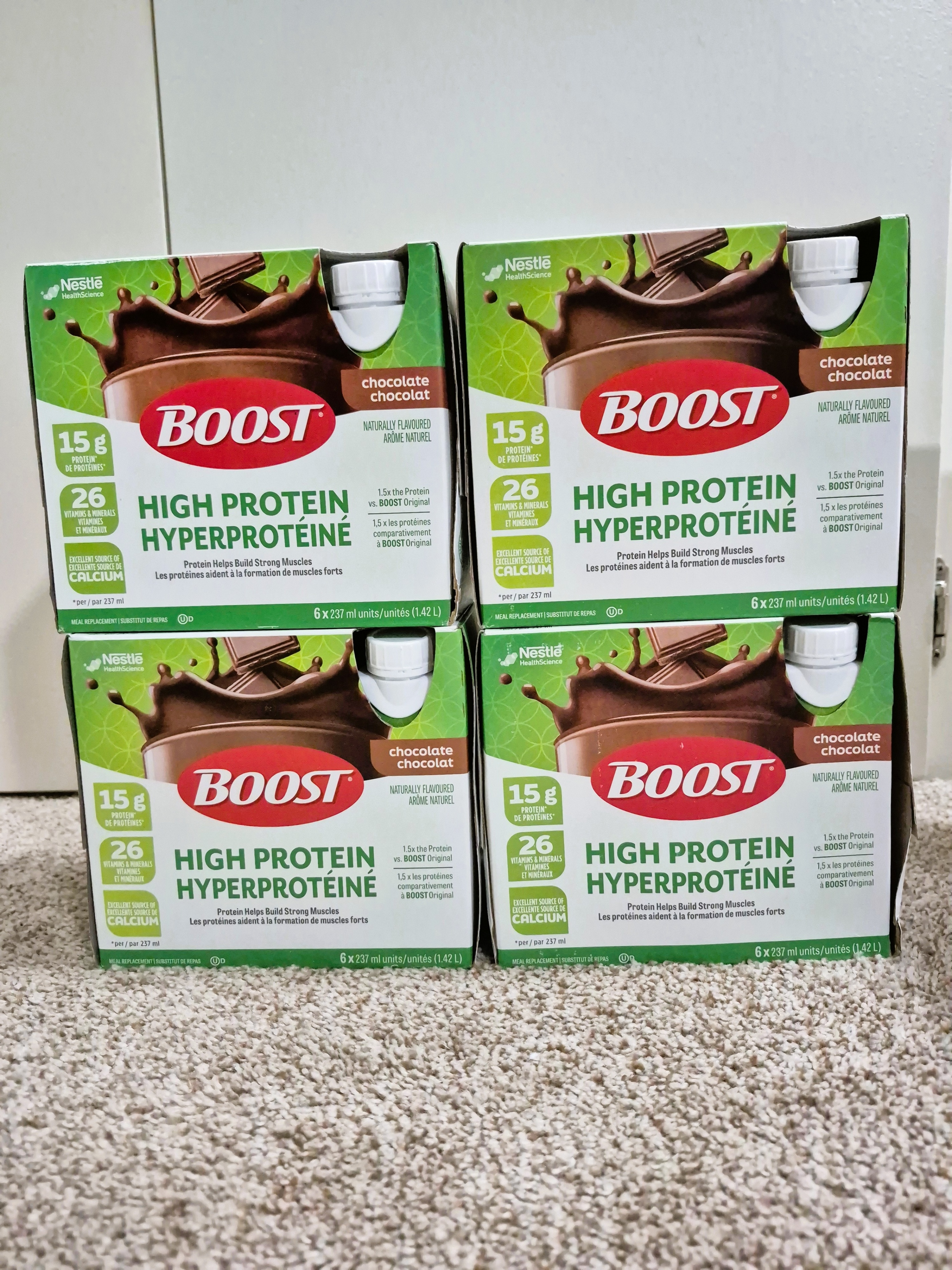Sealed Boxes of BOOST High Protein Drinks - Strawberry Chocolate - photo 2