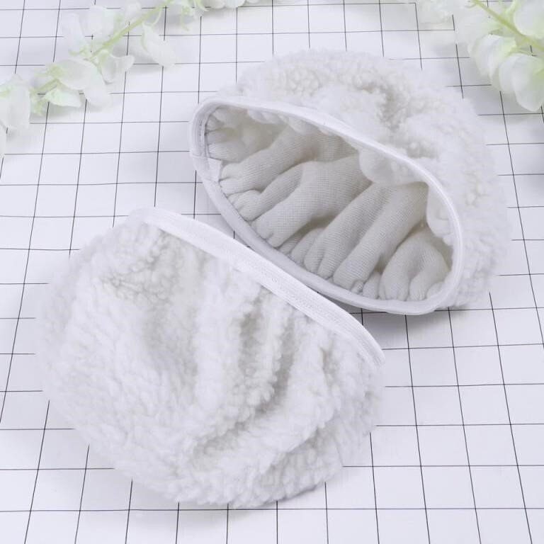 New 6.7-8" Polished Sleeve Lambswool Reusable Soft Wool Pads - photo 5