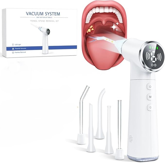 Electric Tonsil Stone Vacuum Remover