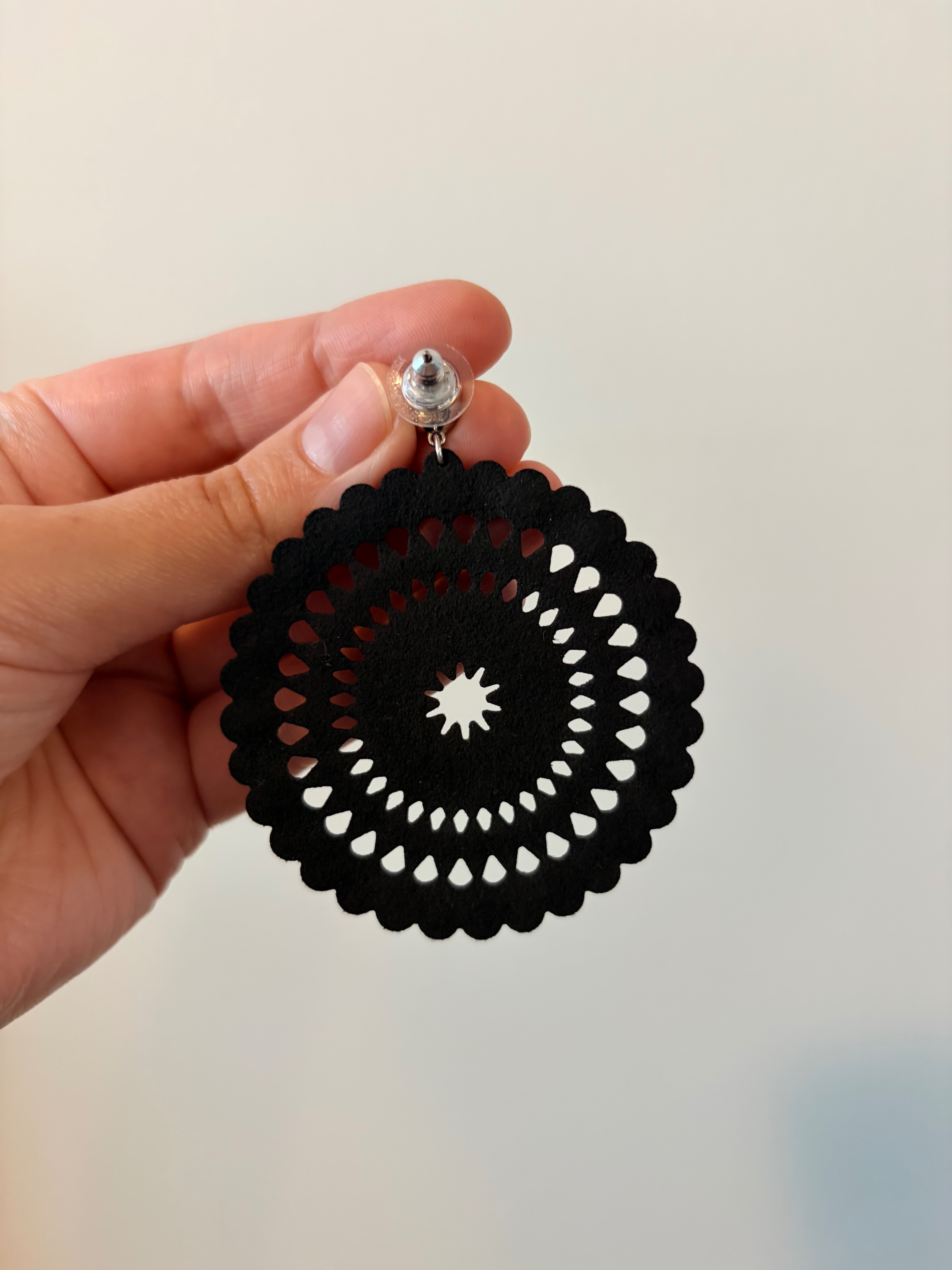 Swarovski Suede Crystal Statement Earrings - photo 5
