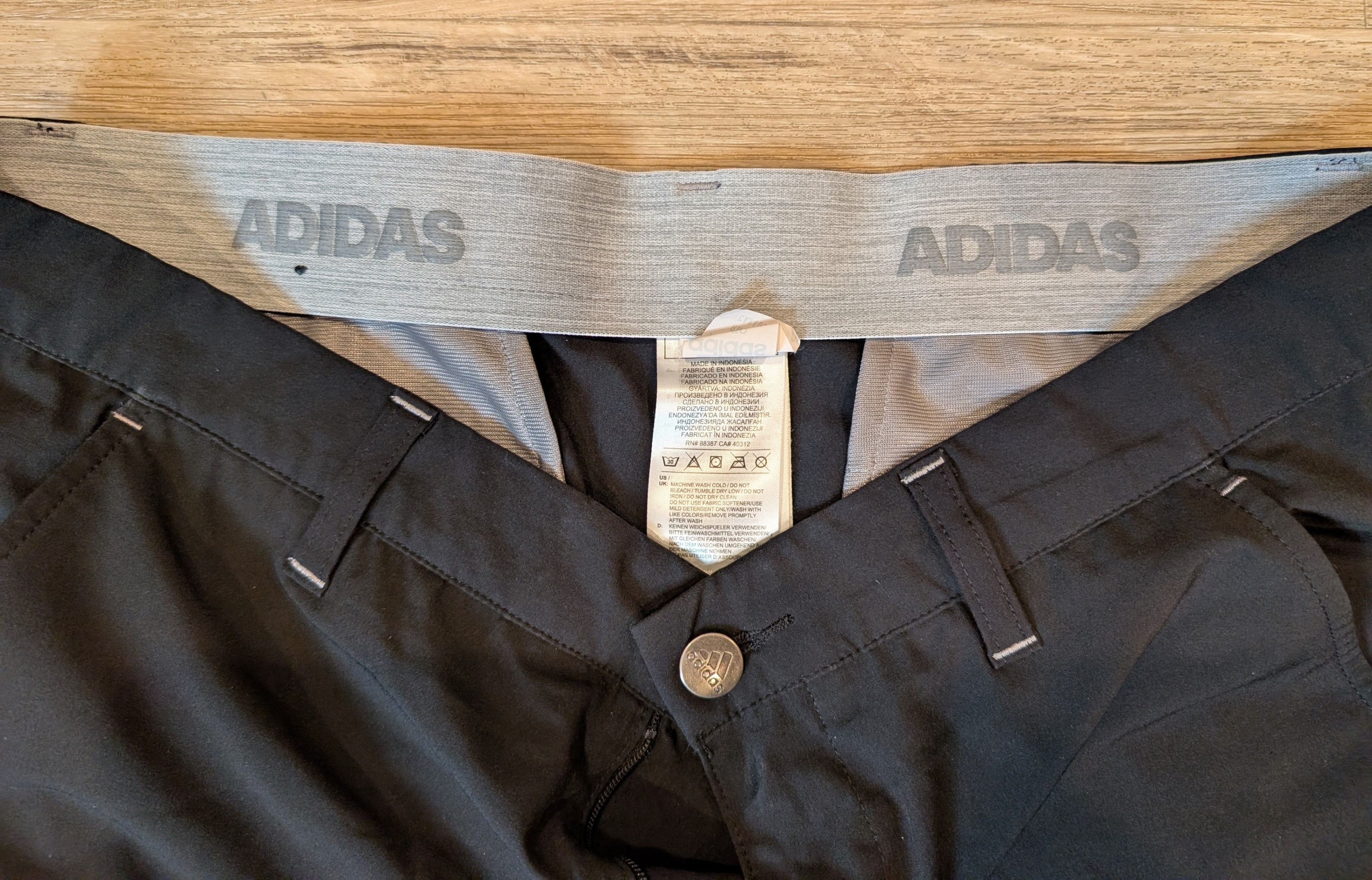 Men's Adidas Golf Pants - Black - photo 4