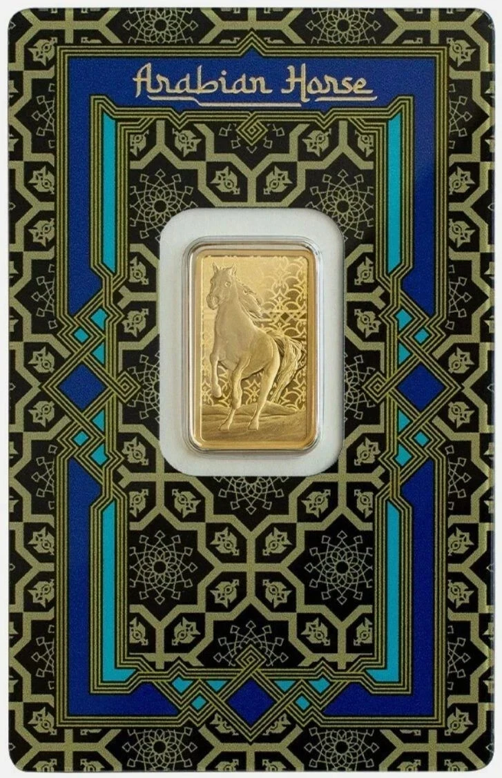 PAMP Suisse 5g Gold Bar - Arabian Horse Edition