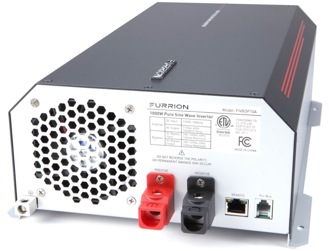 Furrion 1000W 12V Pure Sine Wave Power Inverter -Model FIVBDP10A - photo 5