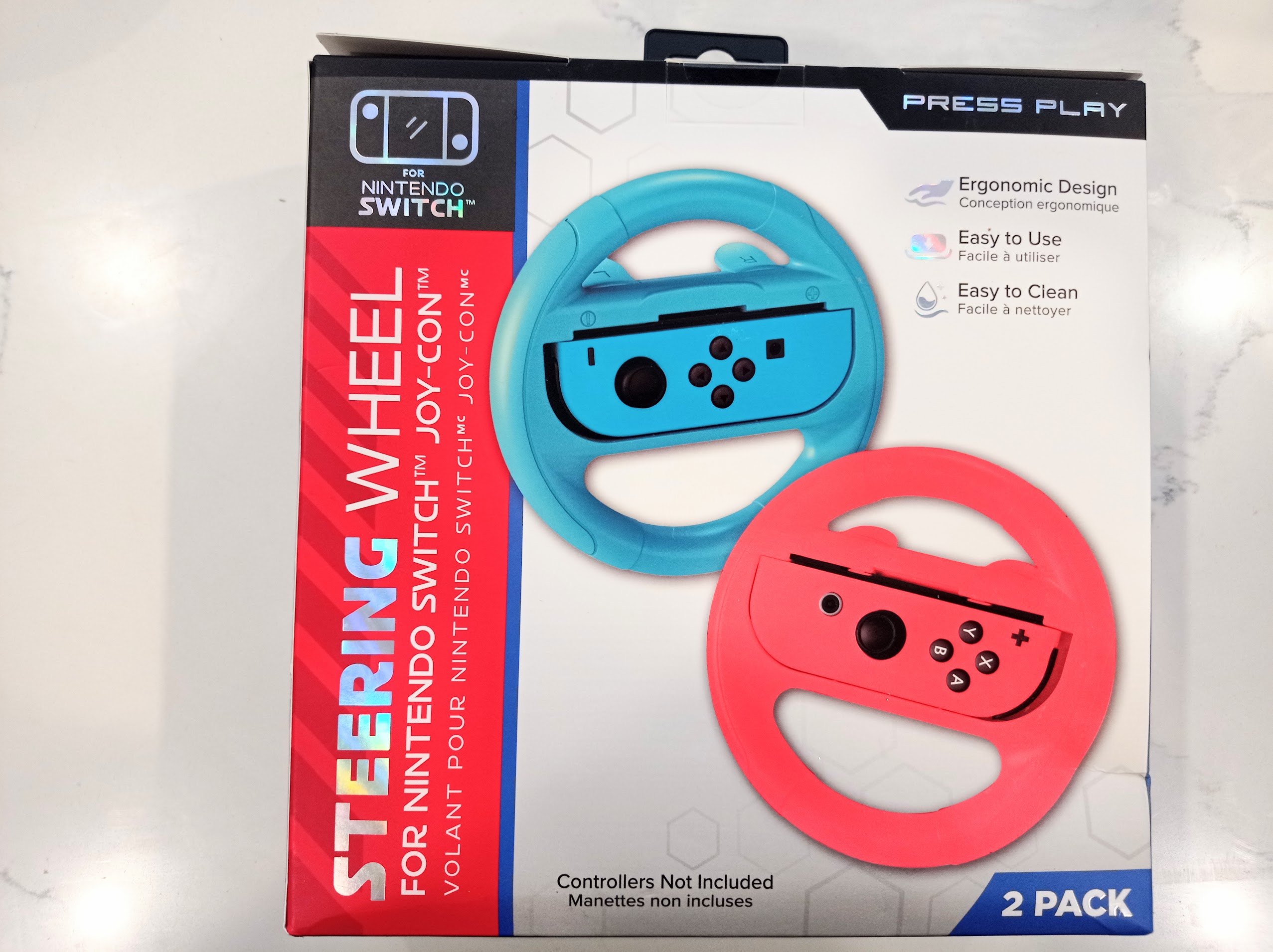 Brand New Steering Wheel for Nintendo Switch Joy-Con (2 Pack) - photo 2
