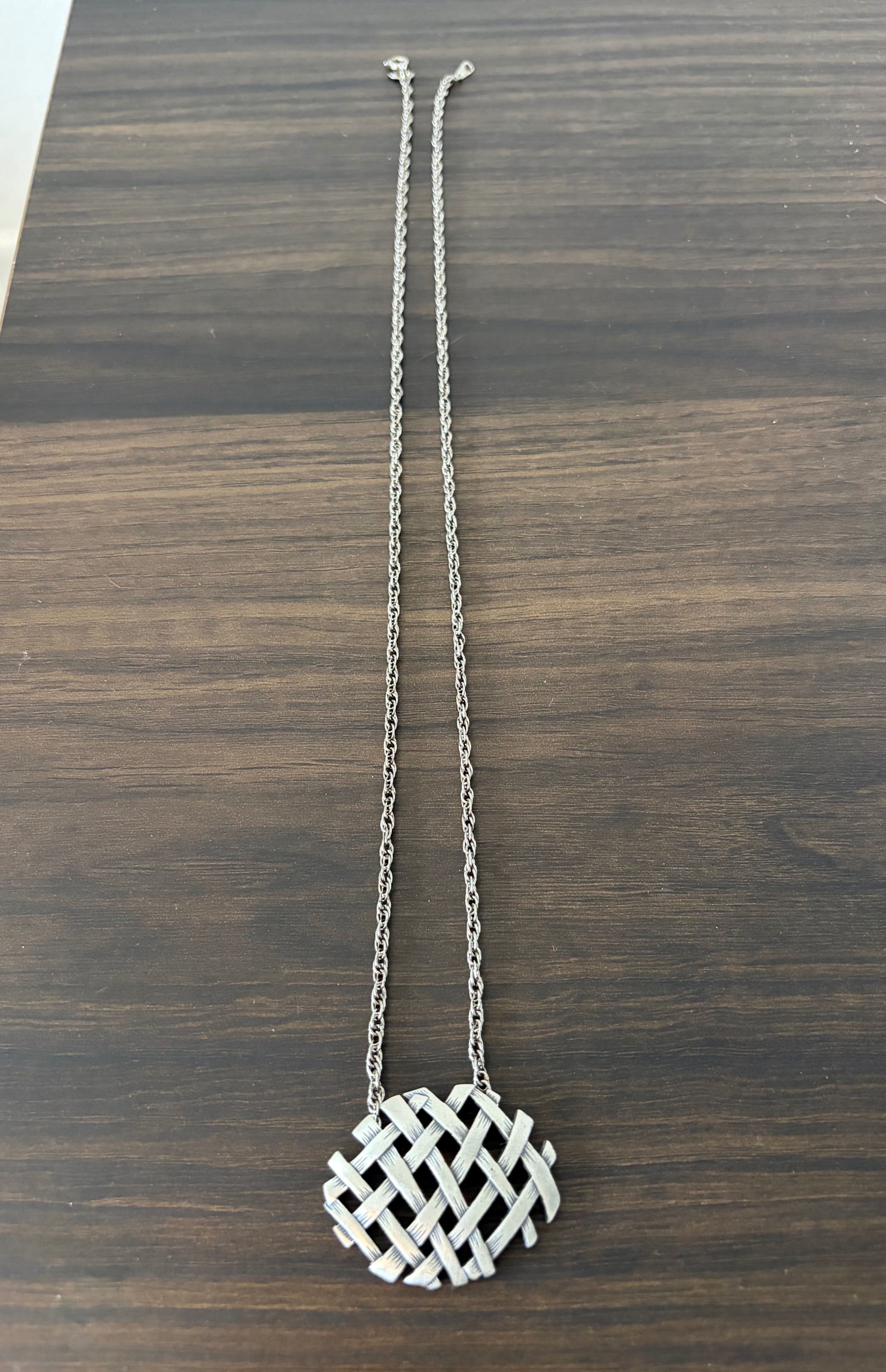 Citation Silver-Tone Pendant Necklace 24" - photo 2