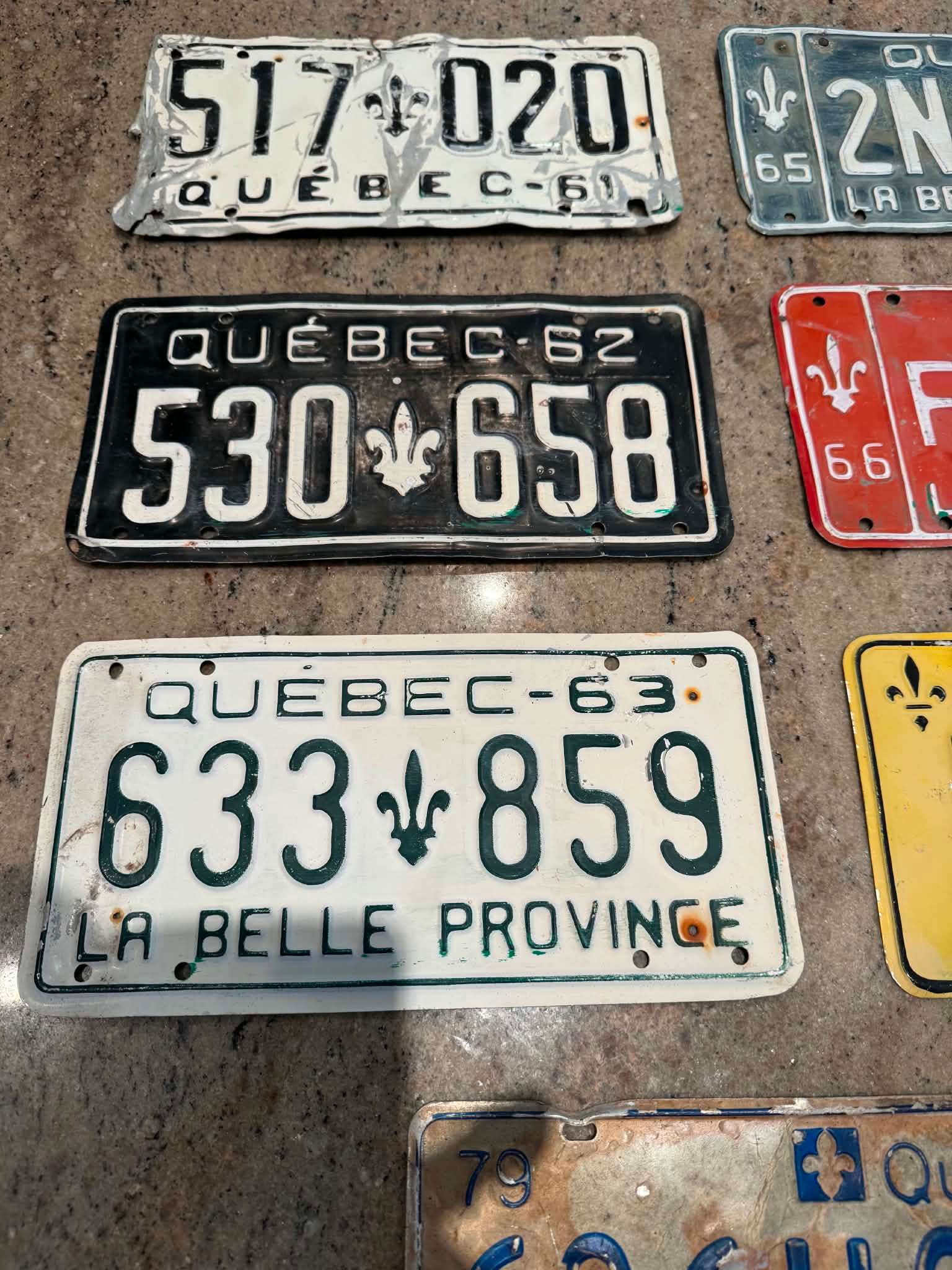 Old License Plates MAKE AN OFFER / Plaques anciennes - photo 2