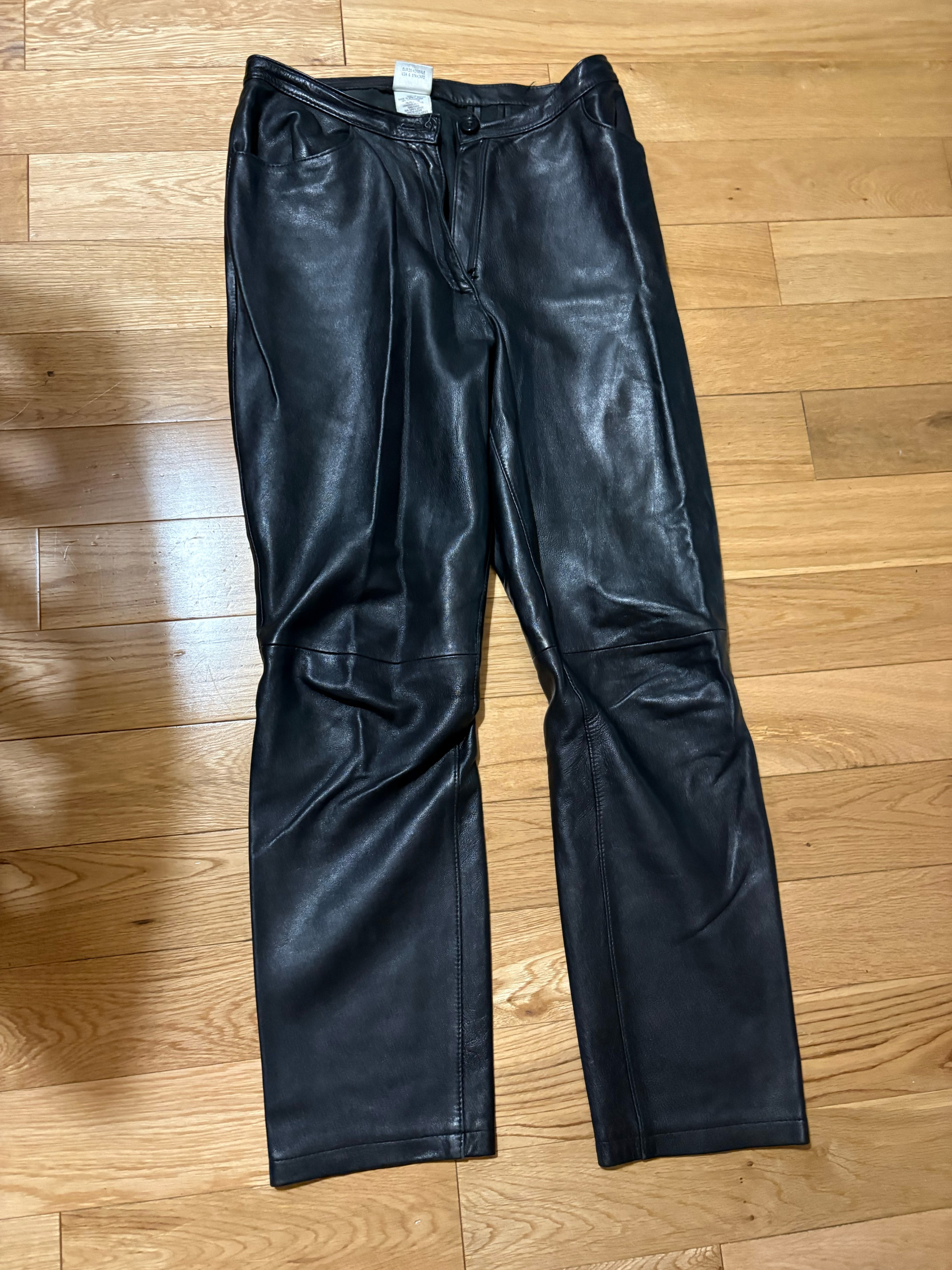 Genuine leather women's pants from UK