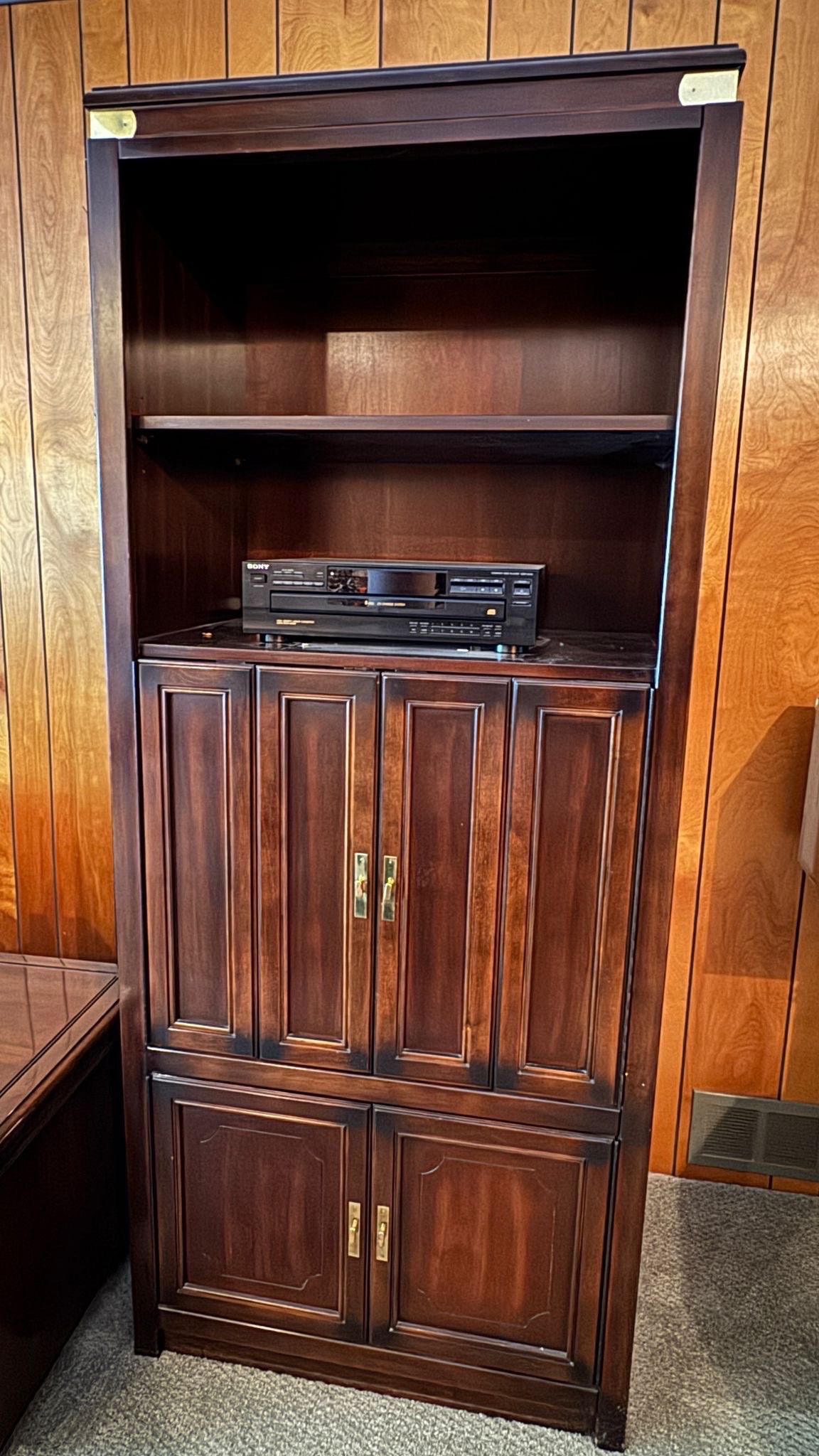 Solid Wood Storage Cabinet / Media Console – C$375